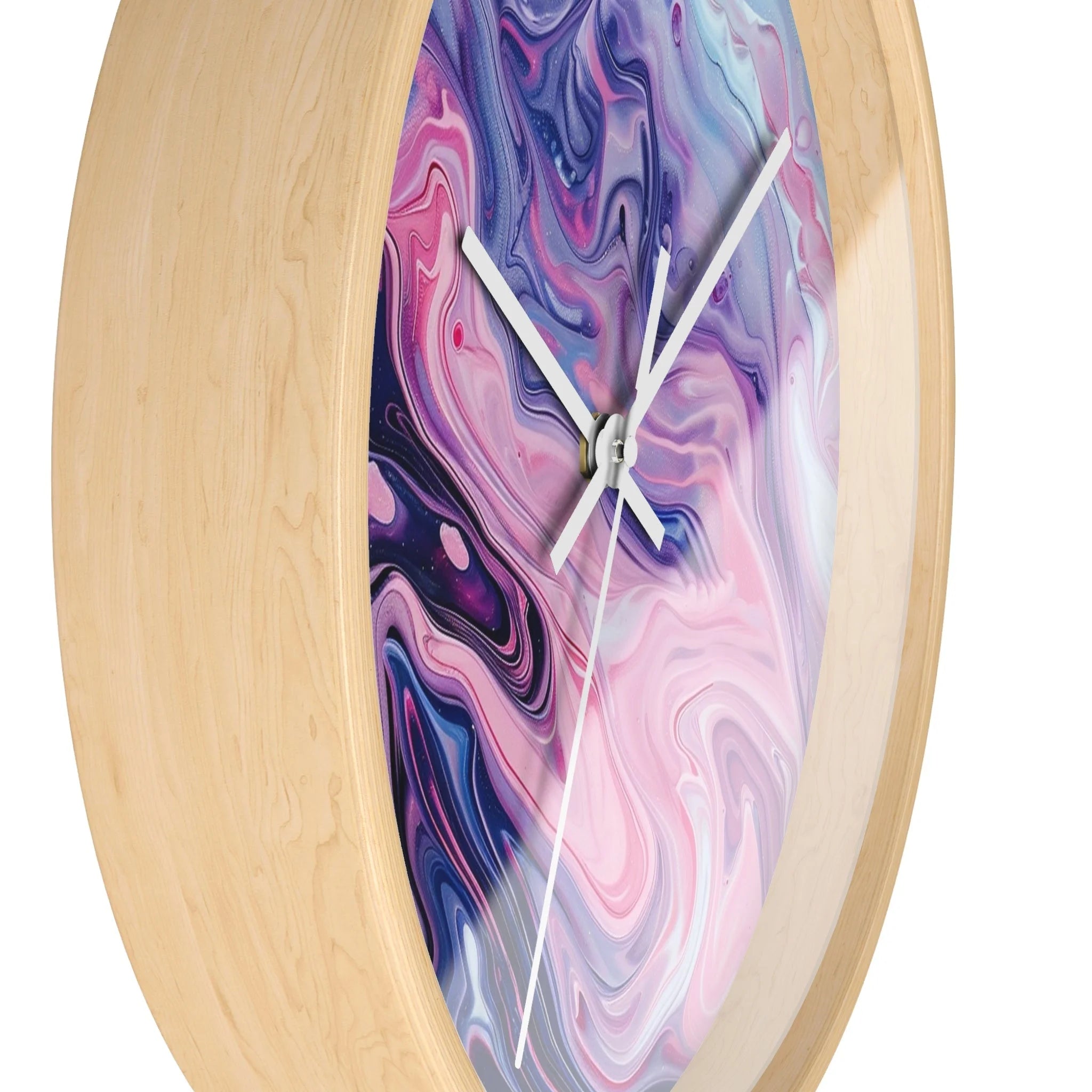 Printify Abstract Galaxy Wall Clock 2025