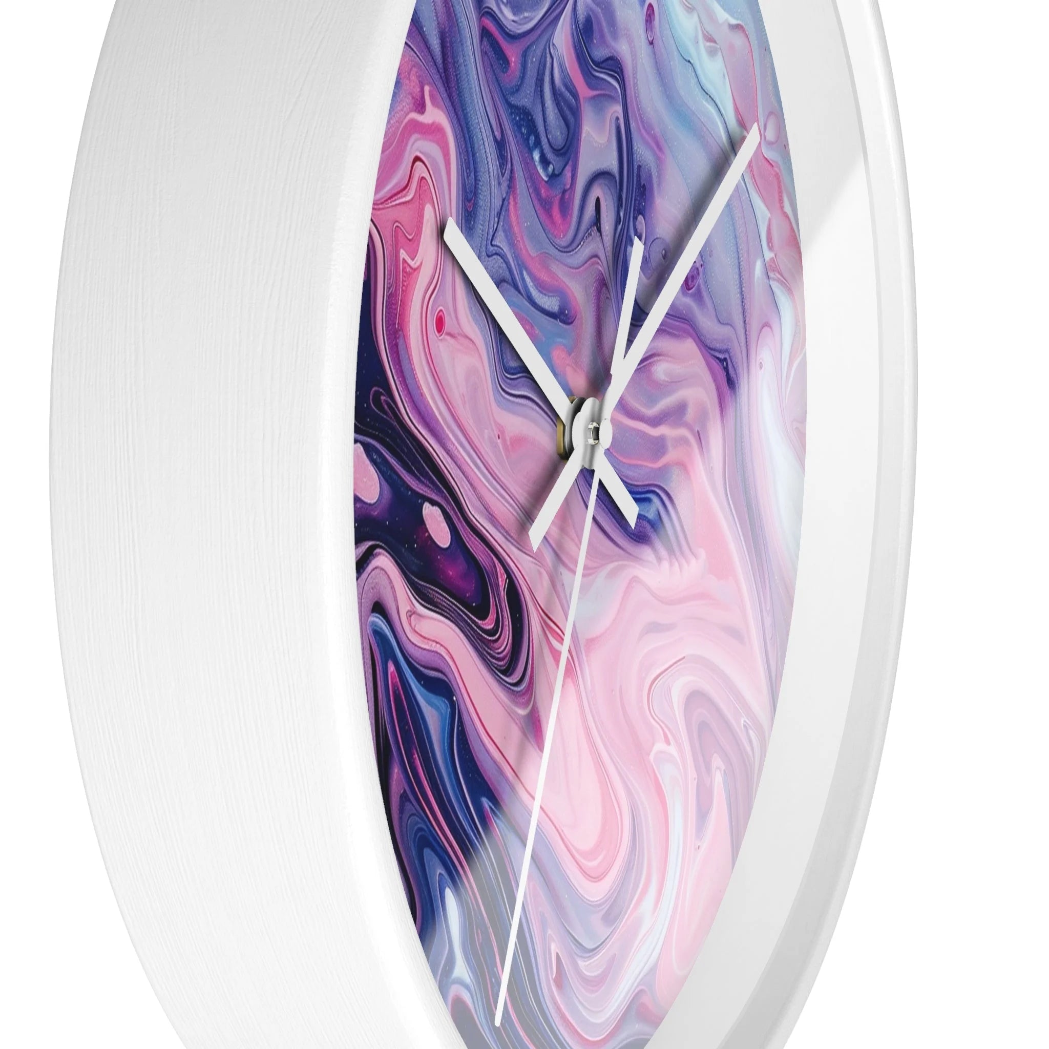 Printify Abstract Galaxy Wall Clock 2025