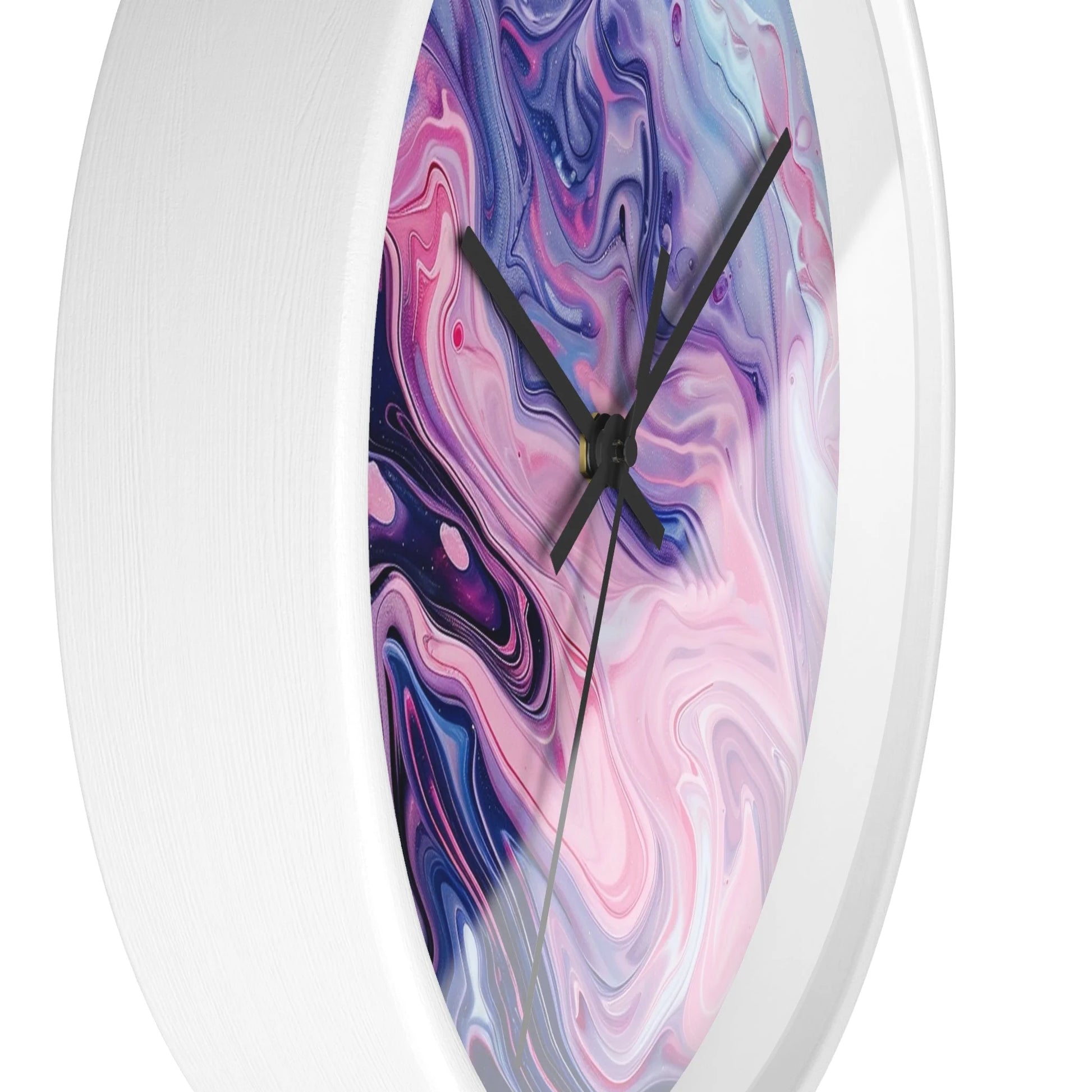 Printify Abstract Galaxy Wall Clock 2025
