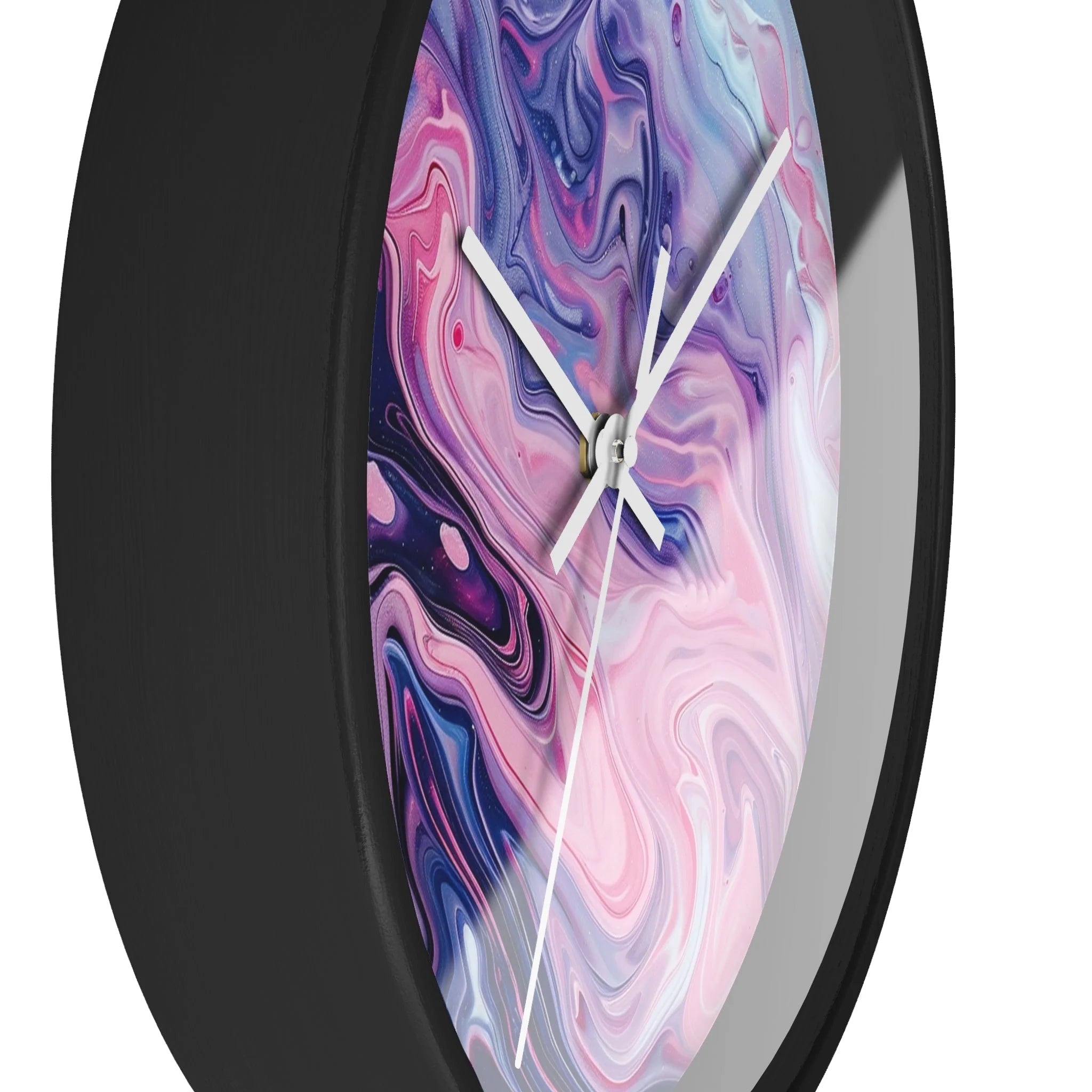 Printify Abstract Galaxy Wall Clock 2025