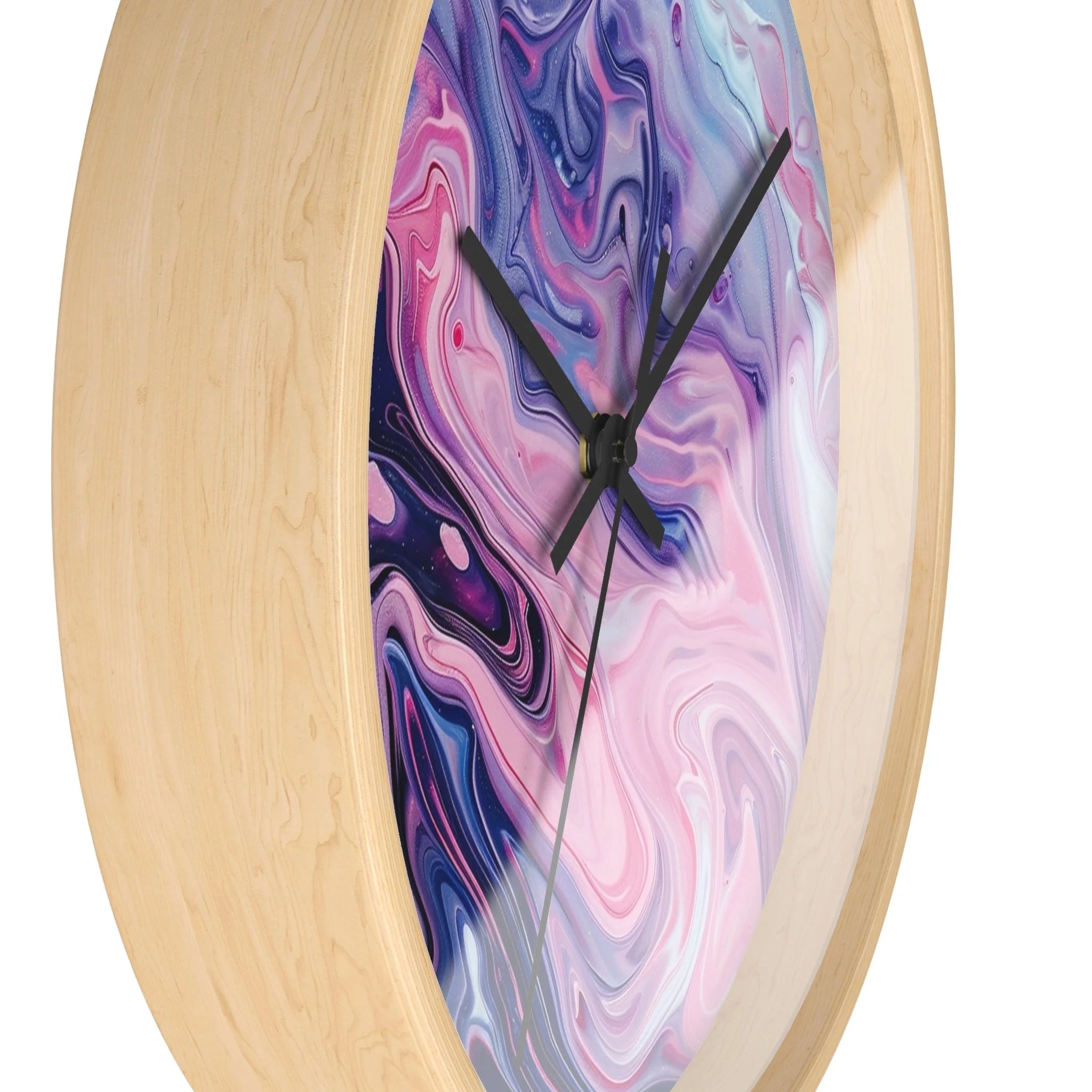 Printify Abstract Galaxy Wall Clock 2025