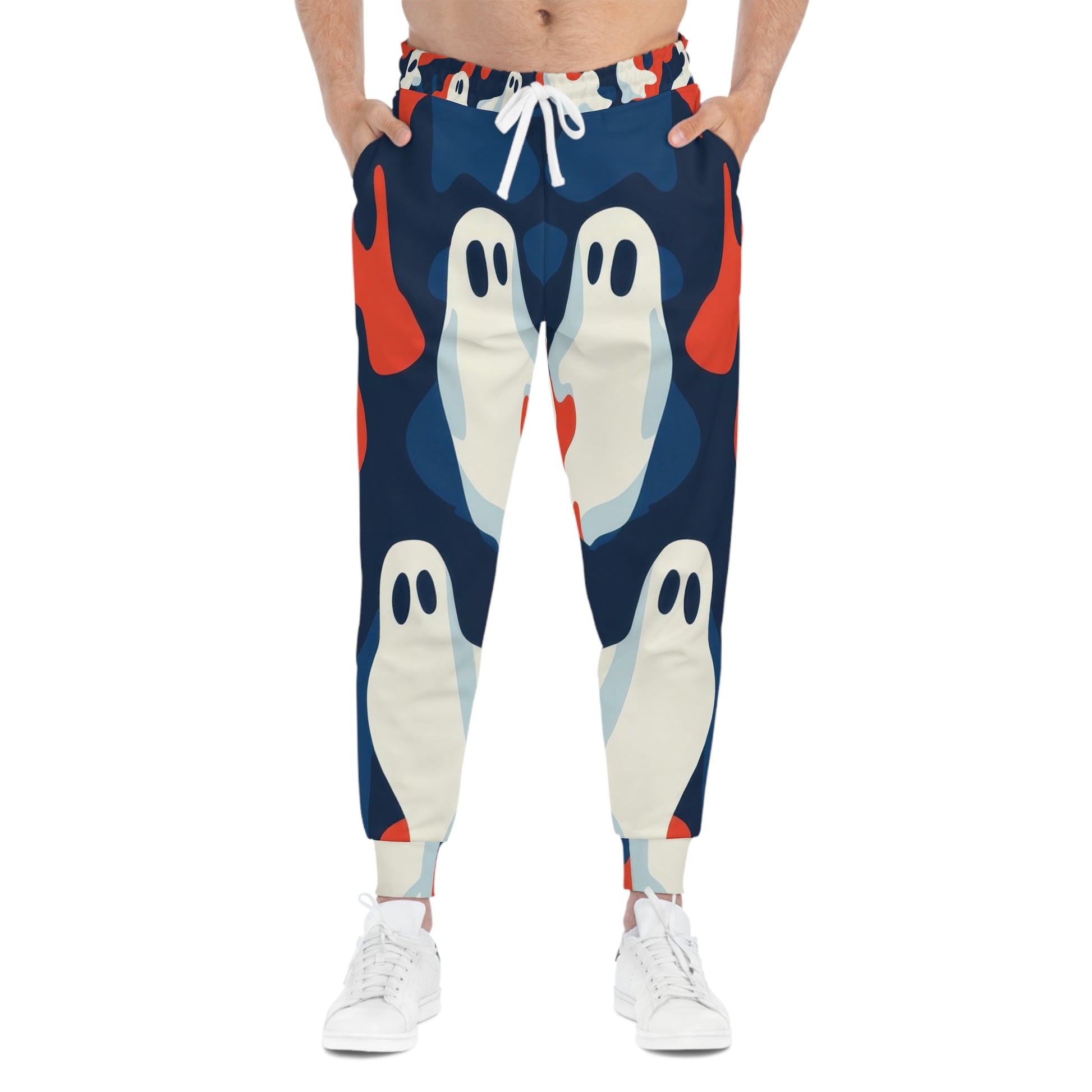 Printify Abstract Ghost Print Joggers 2025