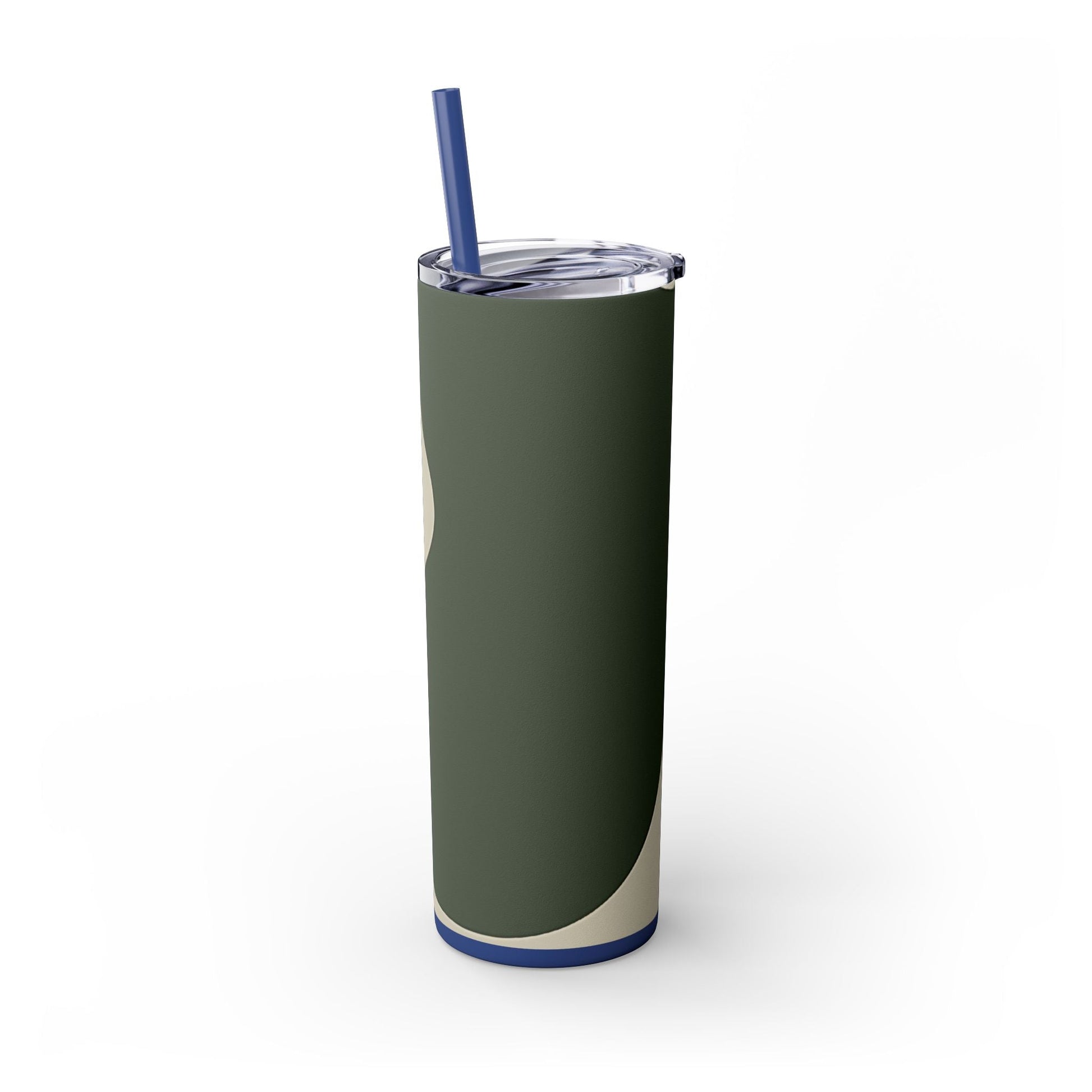 Abstract Green and Beige Maars Skinny Tumbler, Artsulli - Art is Long, Life is Short, Mug, , , , , , , 