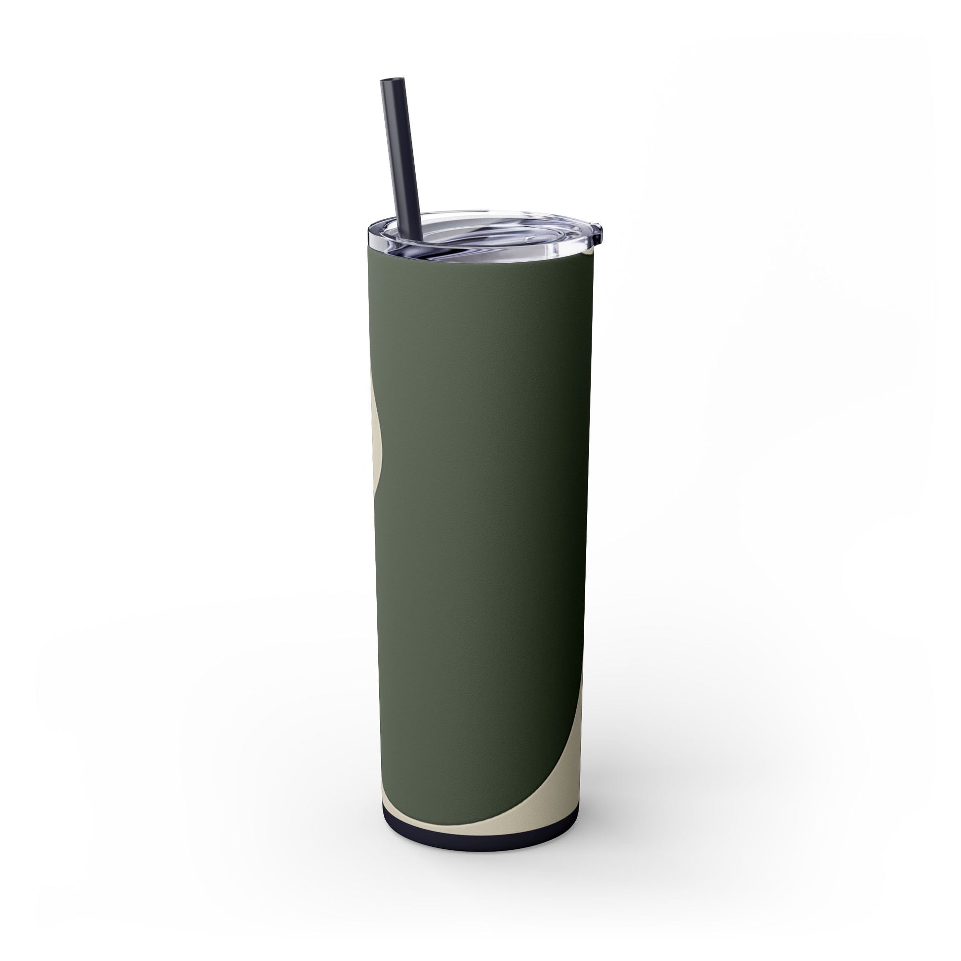 Abstract Green and Beige Maars Skinny Tumbler, Artsulli - Art is Long, Life is Short, Mug, , , , , , , 