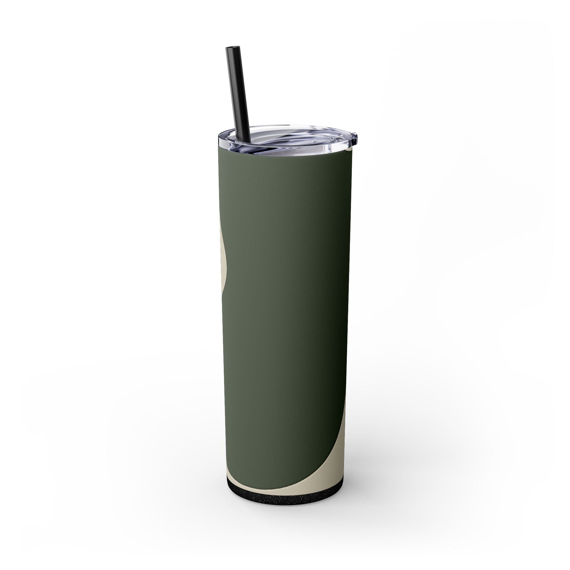 Abstract Green and Beige Maars Skinny Tumbler, Artsulli - Art is Long, Life is Short, Mug, , , , , , , 