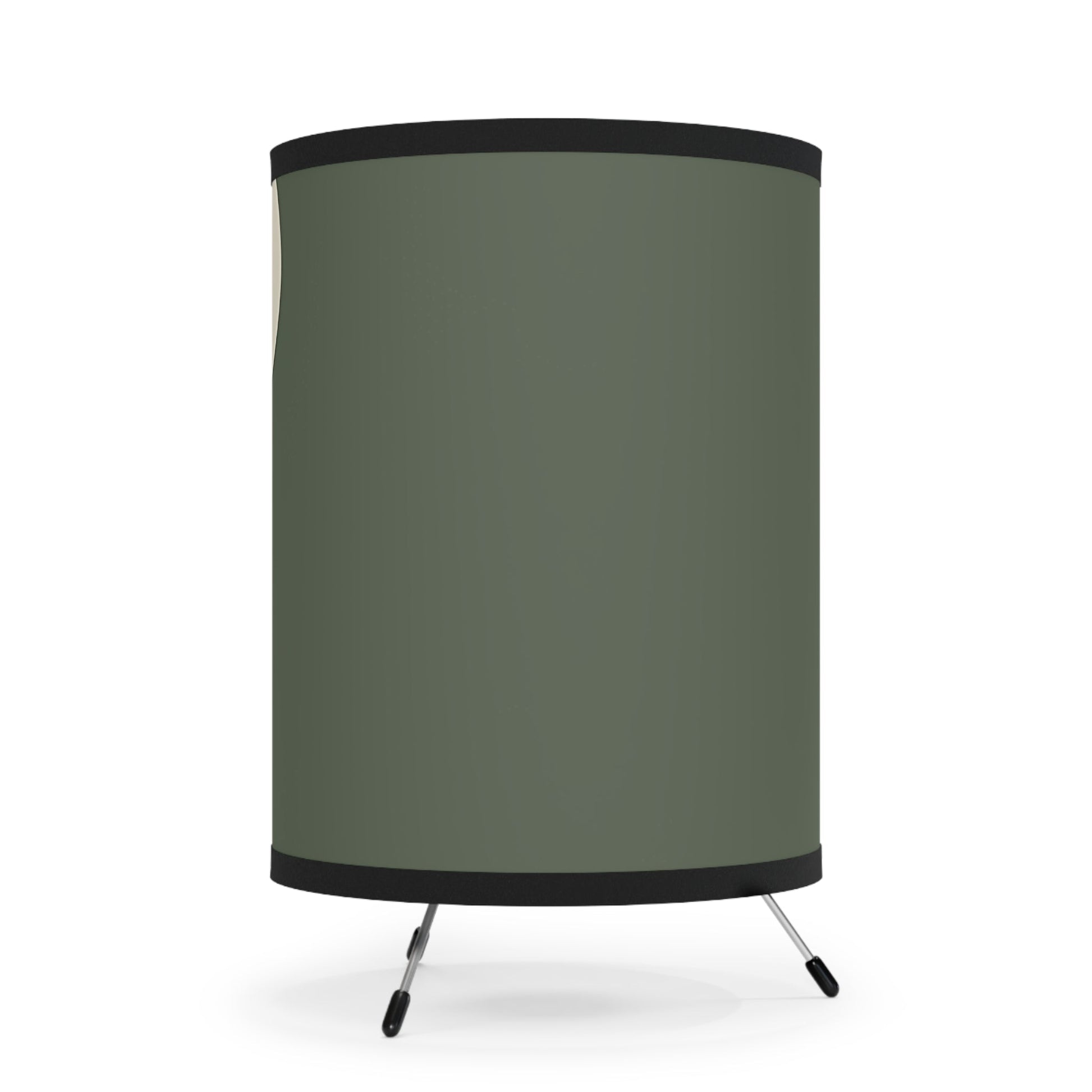 Abstract Green and Beige Tripod Table Lamp, Artsulli - Art is Long, Life is Short, Home Decor, , , , , , , 