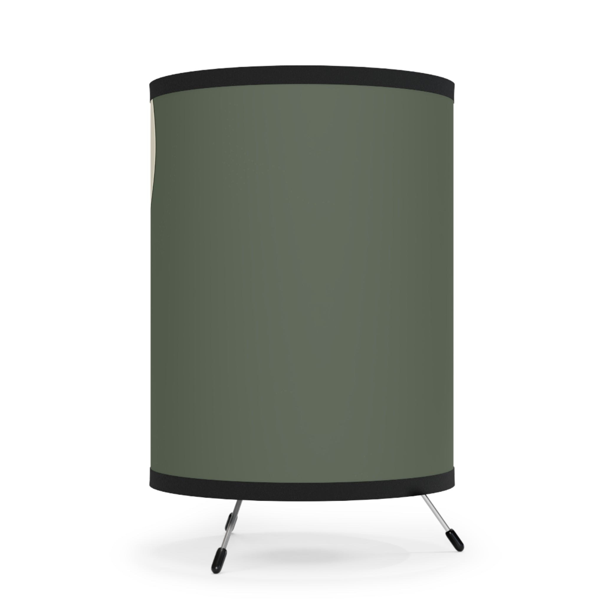 Abstract Green and Beige Tripod Table Lamp, Artsulli - Art is Long, Life is Short, Home Decor, , , , , , , 