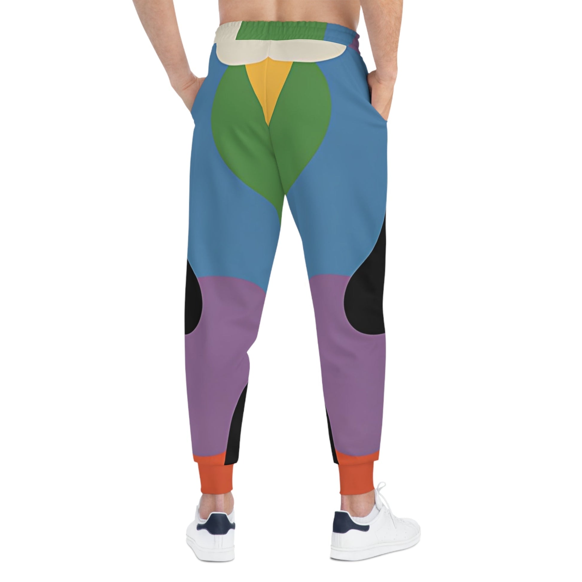 Abstract Heart and Teardrop Joggers, Artsulli - Art is Long, Life is Short, All Over Prints, , , , , , , 