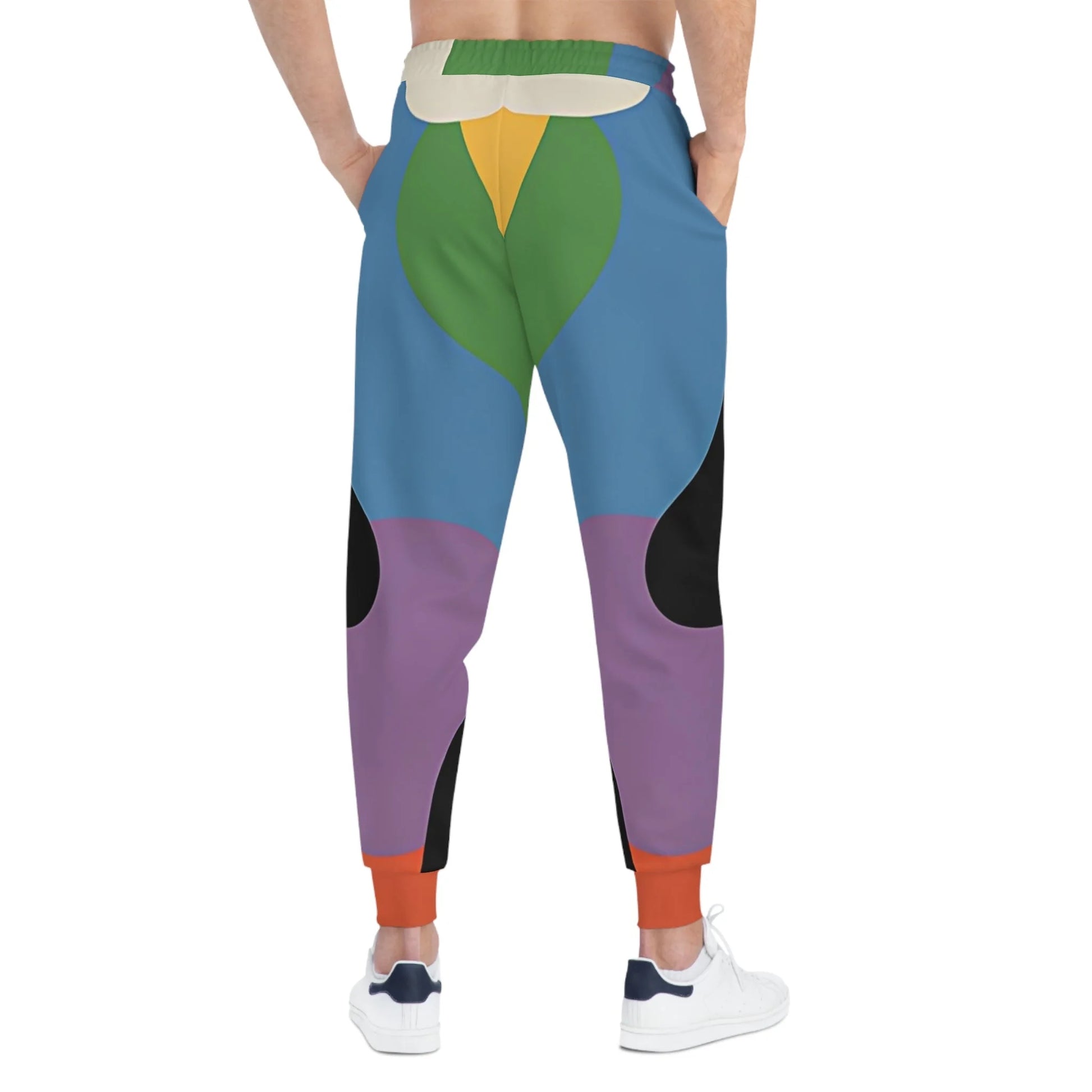 Printify Abstract Heart and Teardrop Joggers 2025