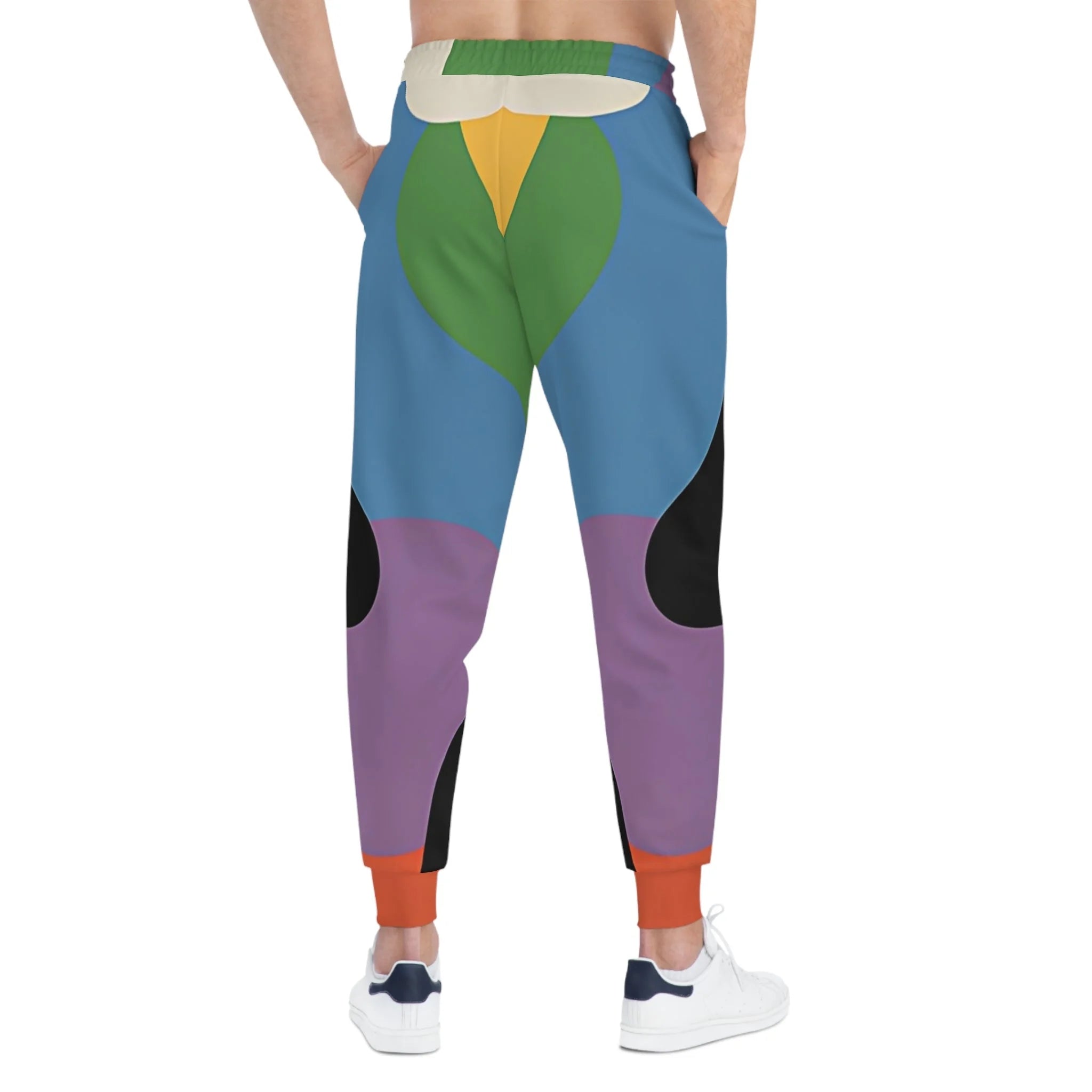 Printify Abstract Heart and Teardrop Joggers 2025