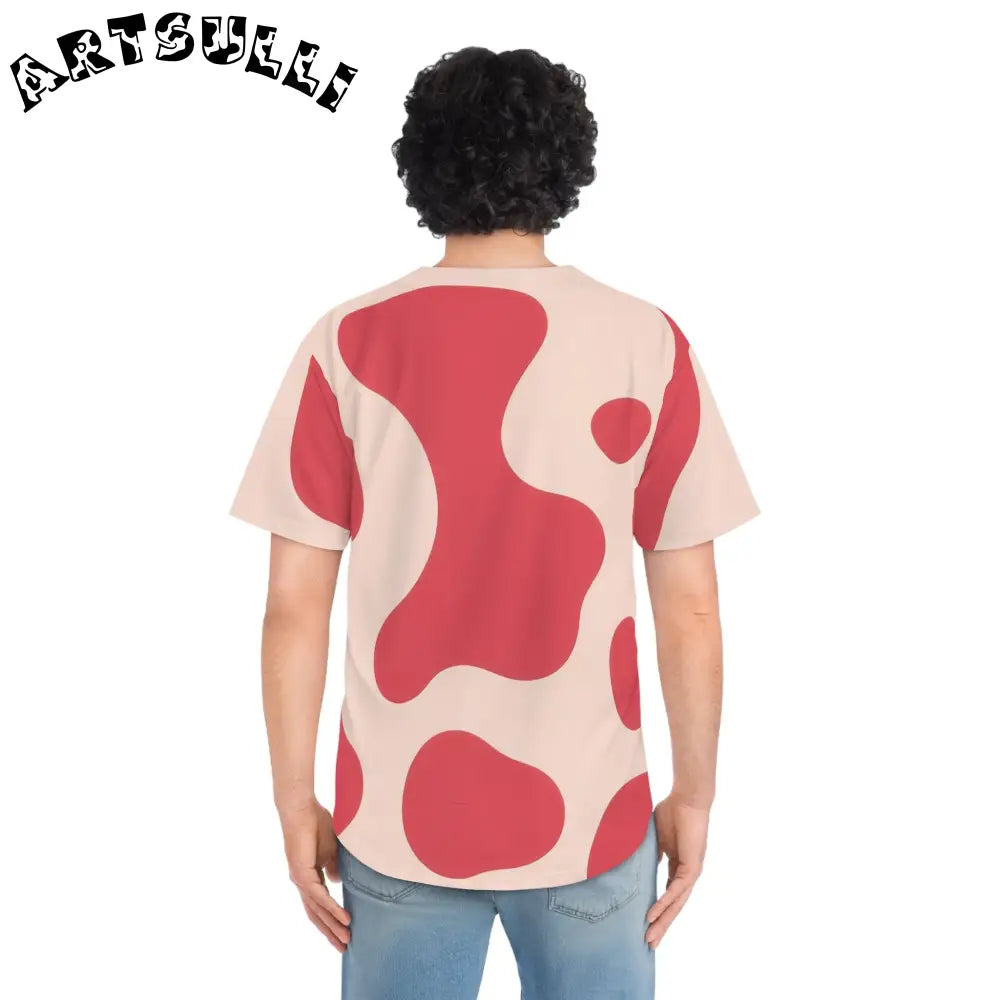 Abstract Illustration Printed Baseball Jersey, Artsulli - Art is Long, Life is Short, All Over Prints, , , , , , , 