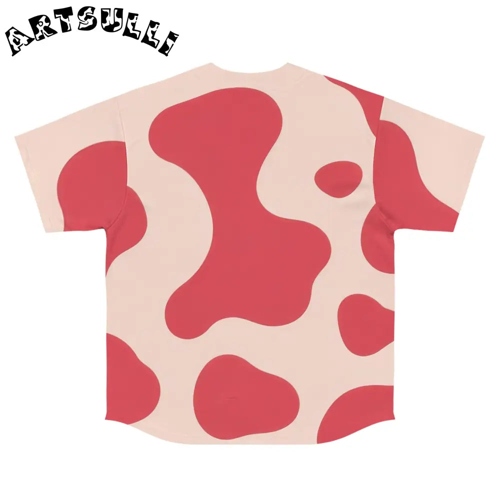 Abstract Illustration Printed Baseball Jersey, Artsulli - Art is Long, Life is Short, All Over Prints, , , , , , , 