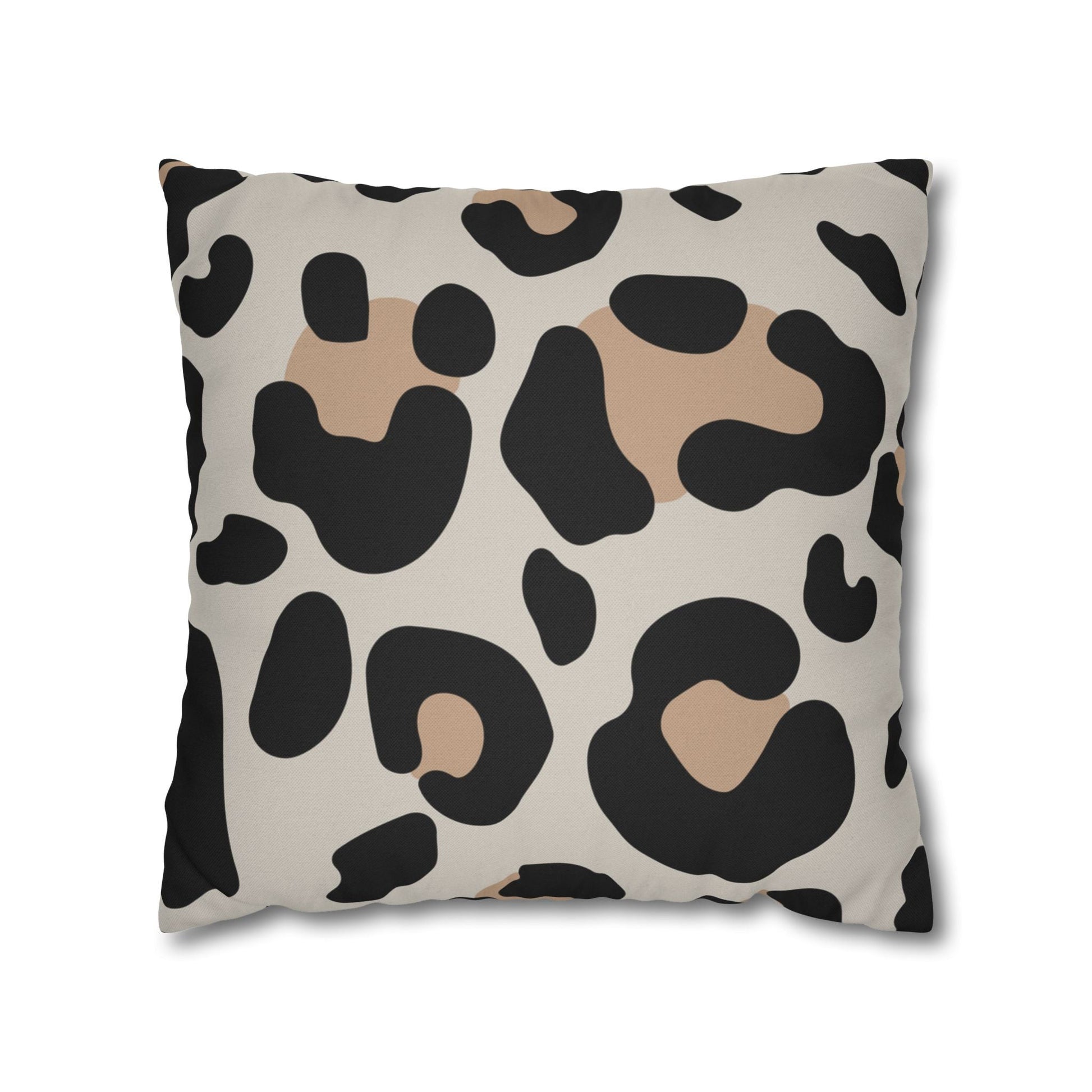 Abstract Leopard Print Pillowcase, Artsulli - Art is Long, Life is Short, Home Decor, Size, 18" × 18", , , , , 13939980999119367320
