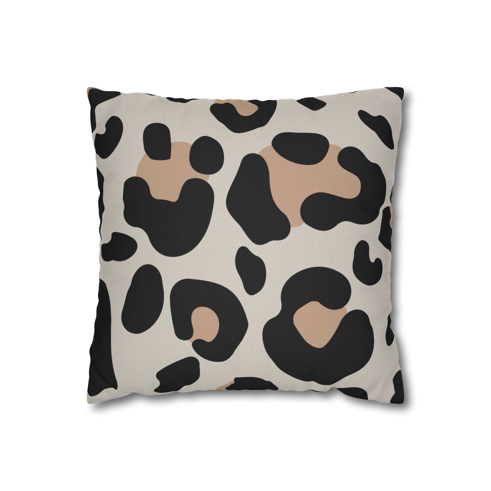Abstract Leopard Print Pillowcase, Artsulli - Art is Long, Life is Short, Home Decor, Size, 14" × 14", , , , , 13386324620680597766