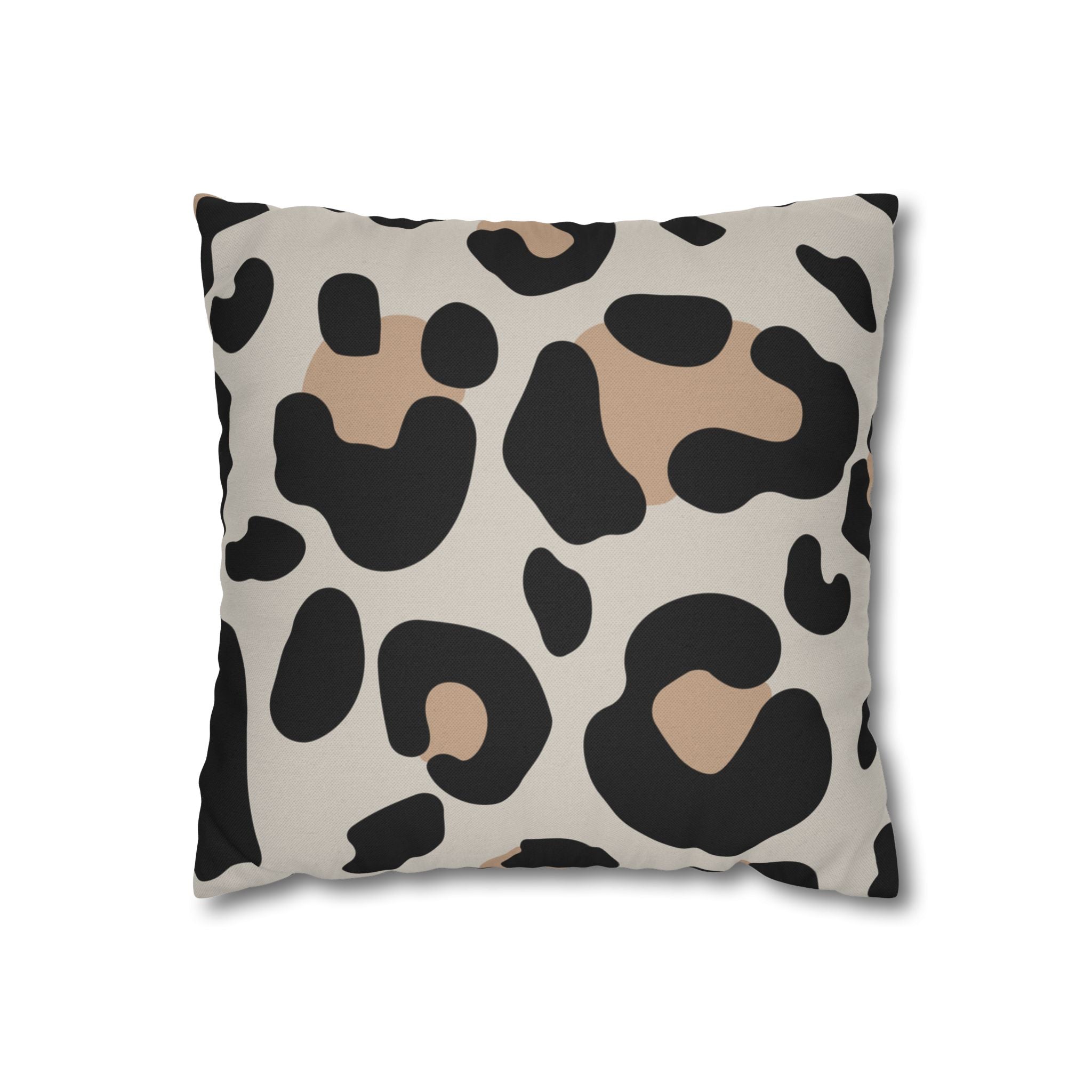 Abstract Leopard Print Pillow, Artsulli - Art is Long, Life is Short, Home Decor, Size, 14" × 14", , , , , 13386324620680597766
