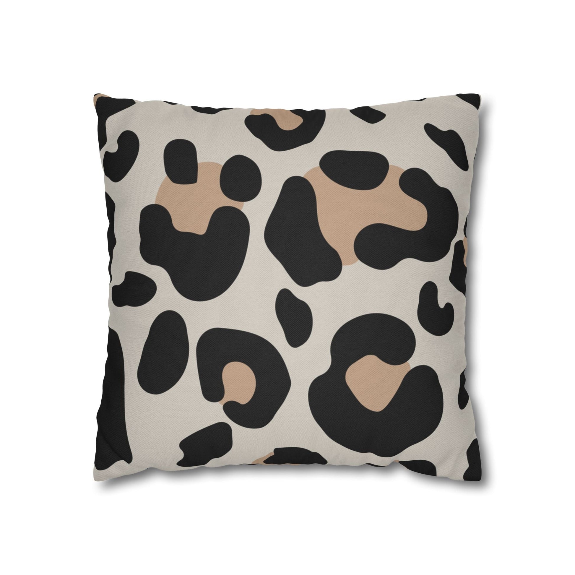 Abstract Leopard Print Pillowcase, Artsulli - Art is Long, Life is Short, Home Decor, Size, 16" × 16", , , , , 85536041634286387861