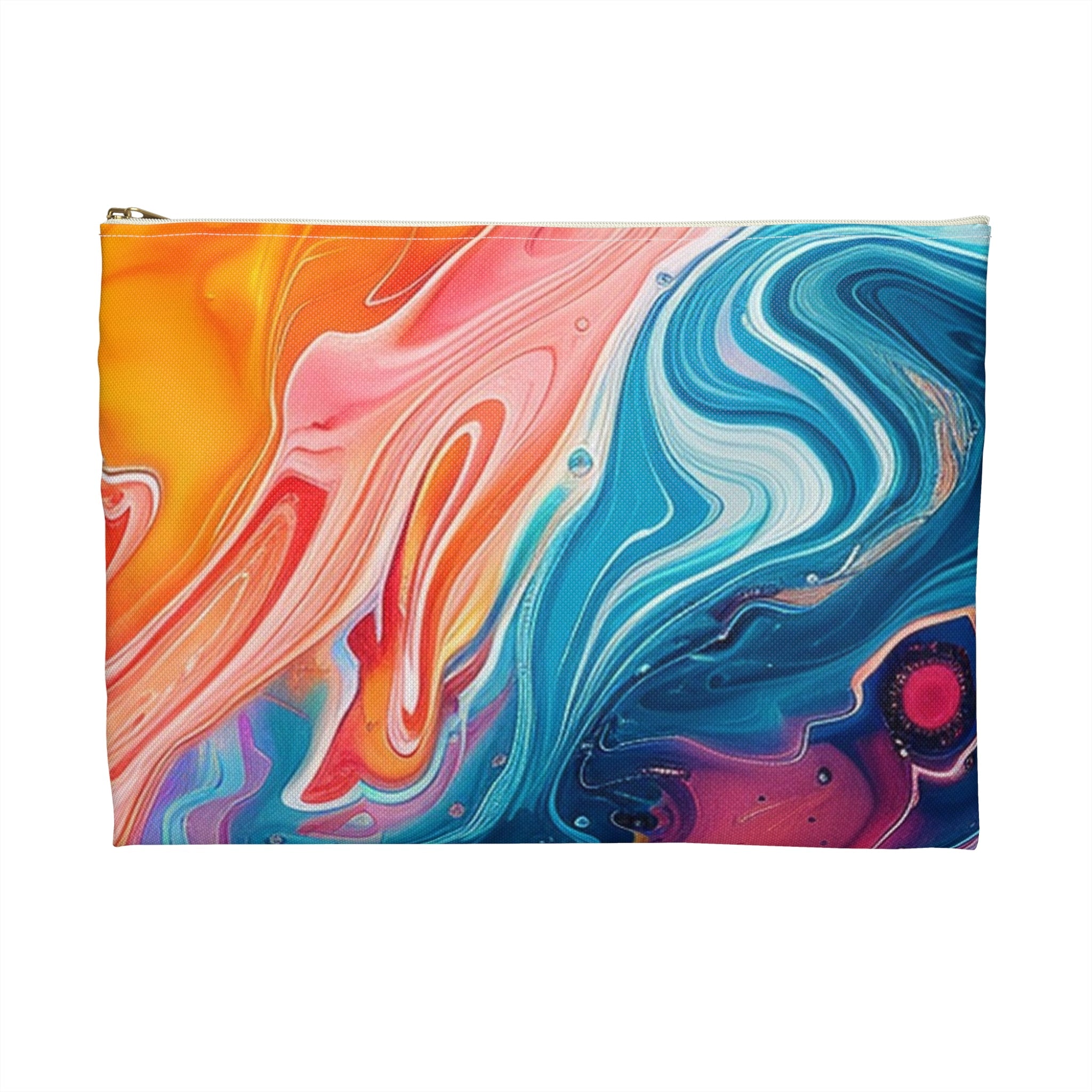 Abstract Liquid Art Pouch, Artsulli - Art is Long, Life is Short, Bags, , , , , , , 