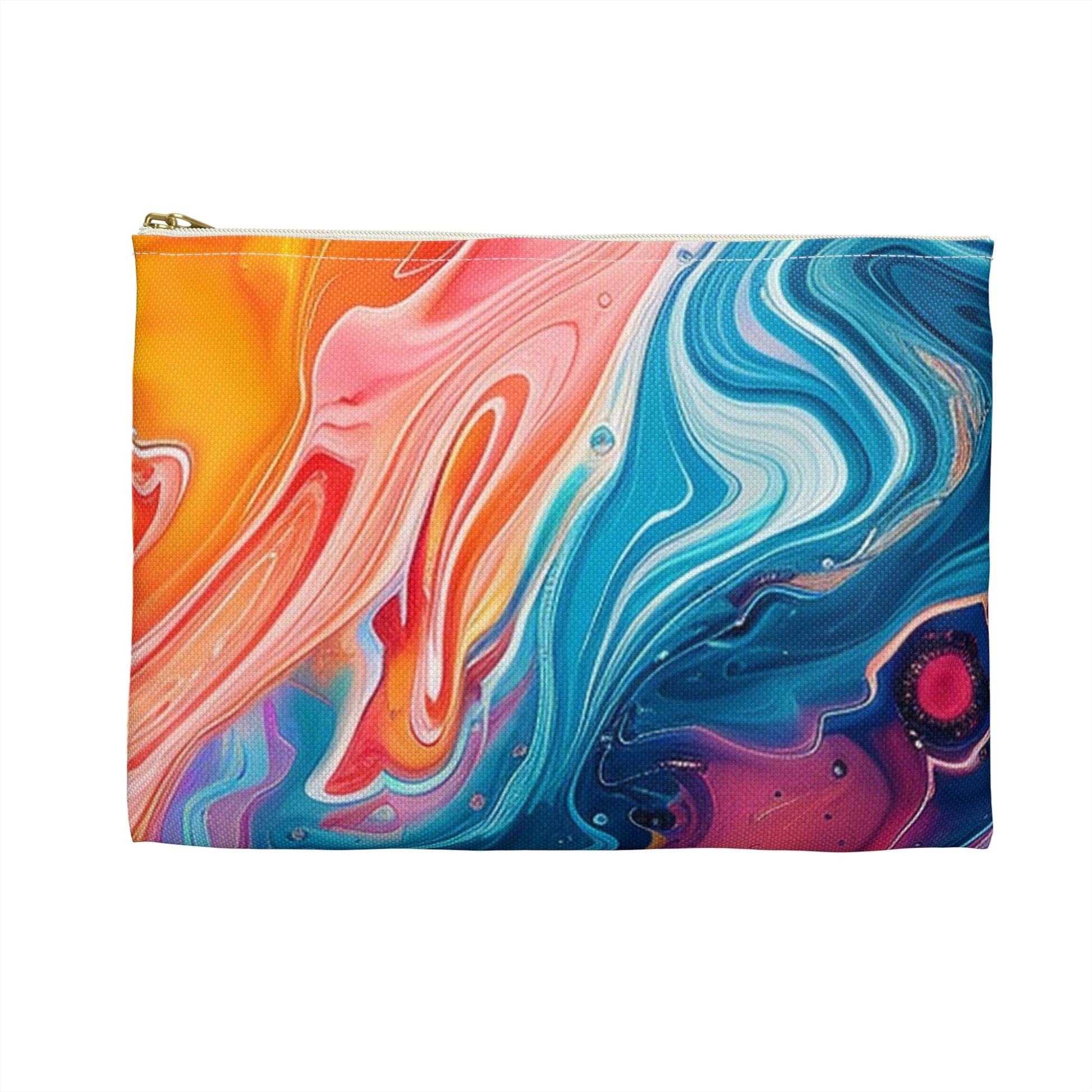 Abstract Liquid Art Pouch, Artsulli - Art is Long, Life is Short, Bags, , , , , , , 