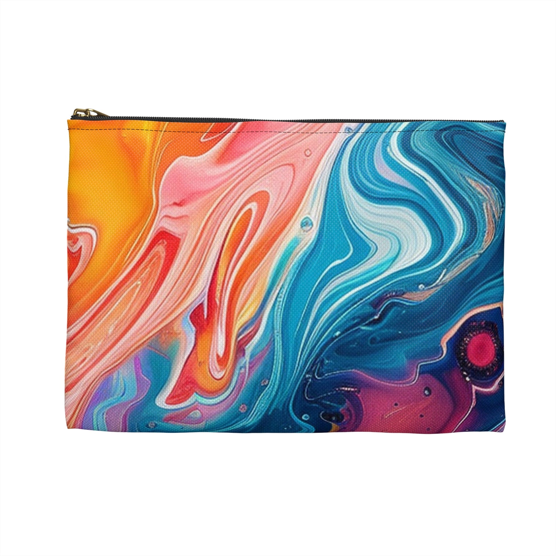 Abstract Liquid Art Pouch, Artsulli - Art is Long, Life is Short, Bags, , , , , , , 