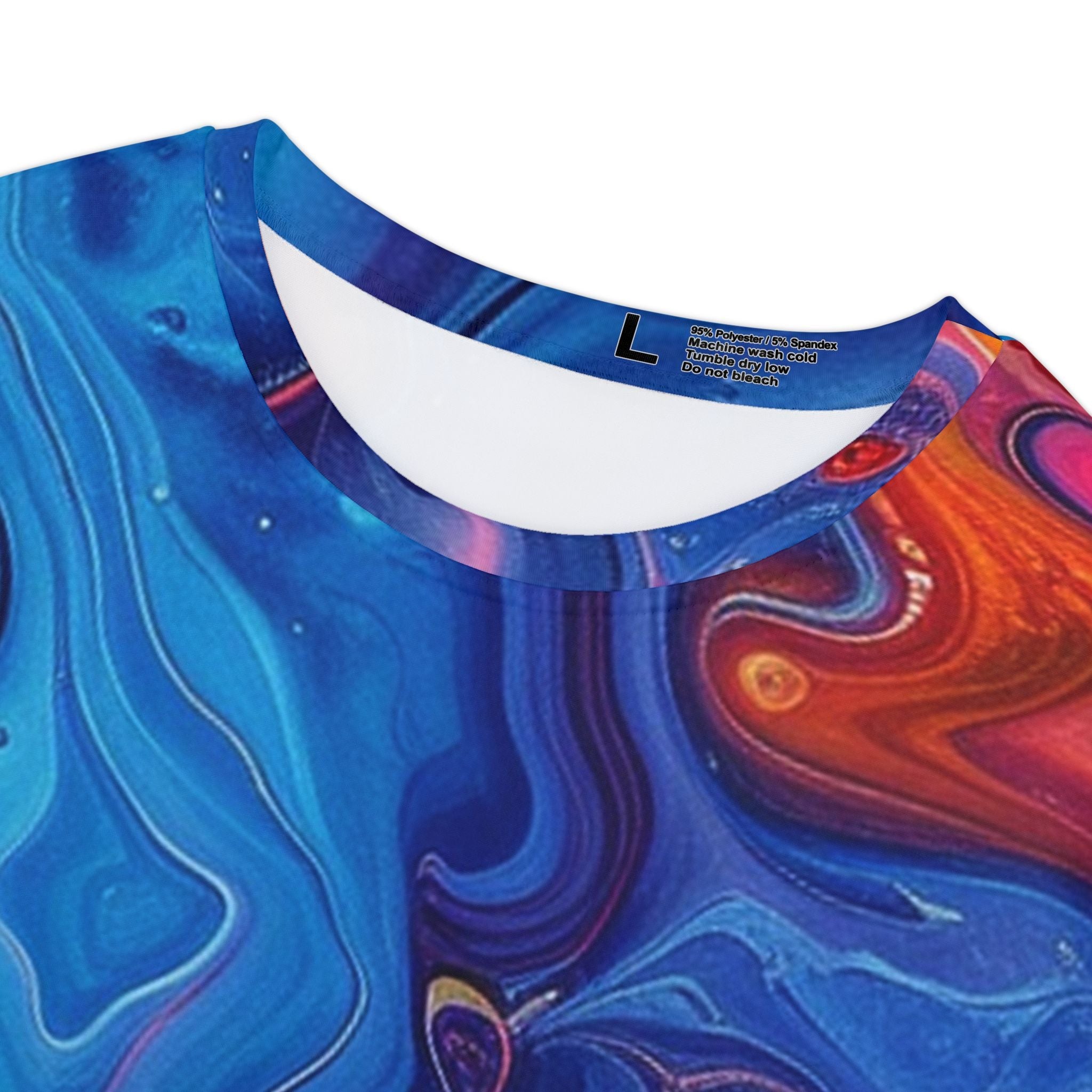 Abstract Liquid Swirl T-Shirt, Artsulli - Art is Long, Life is Short, All Over Prints, , , , , , , 