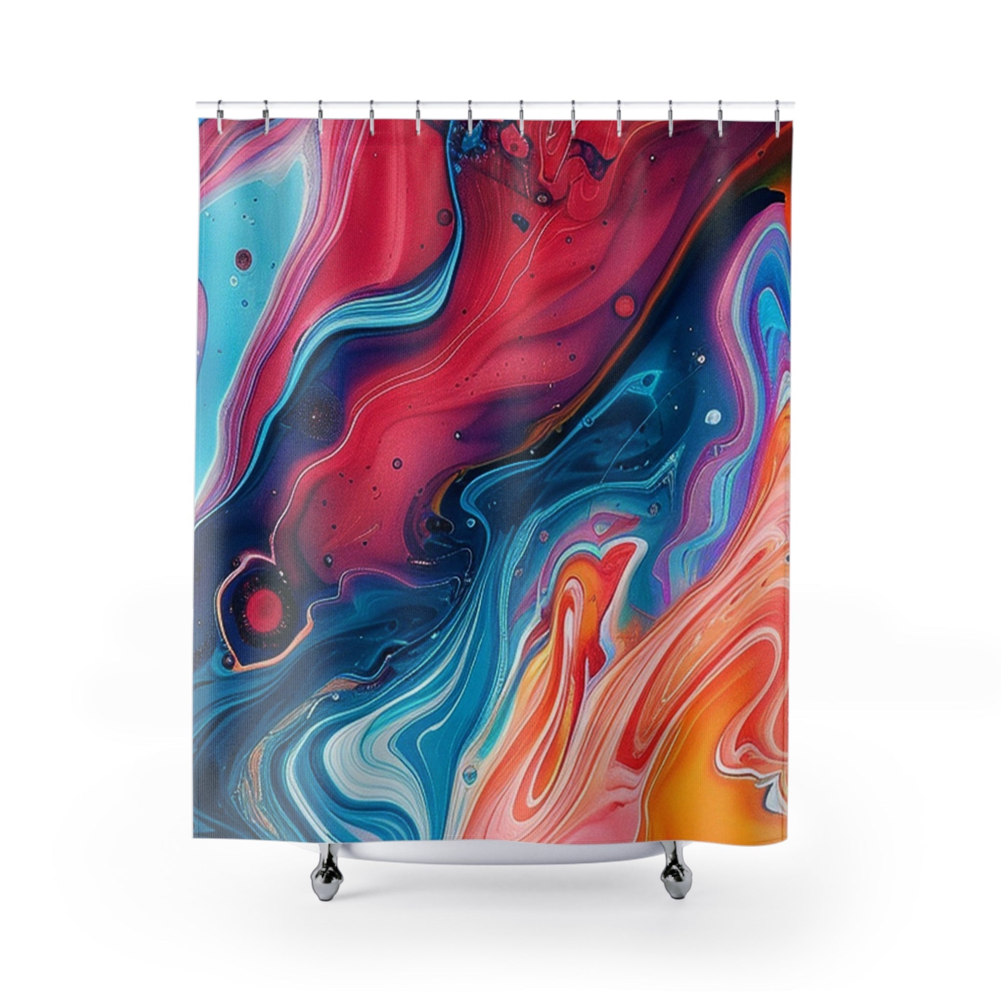 Printify Abstract Marble Art Shower Curtain 2025