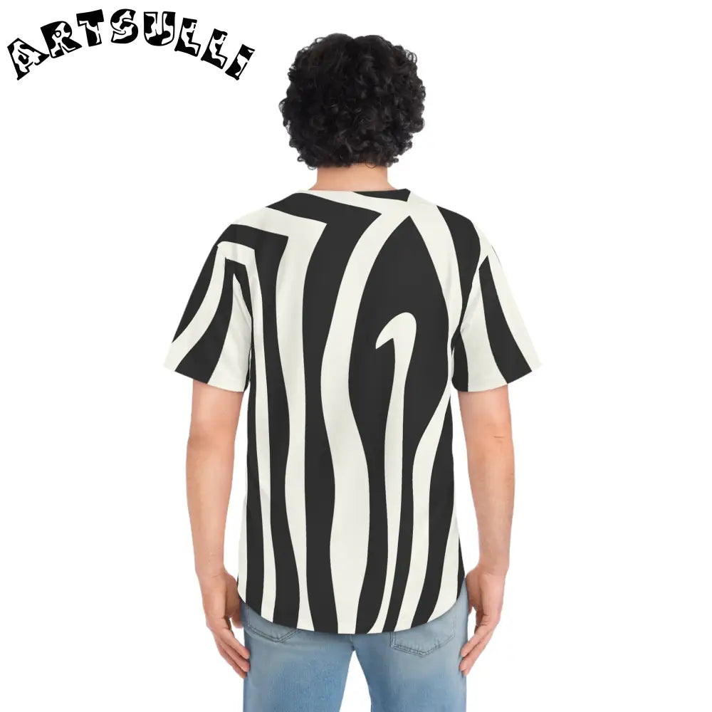 Abstract Muted Pastel Colors Baseball Jersey, Artsulli - Art is Long, Life is Short, All Over Prints, , , , , , , 