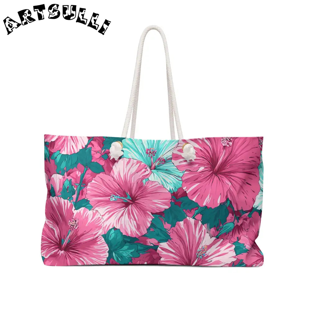 Abstract Muted Pastel Oversized Weekender Tote, Artsulli - Art is Long, Life is Short, Bags, Size, 24" × 13", , , , , 11899438572041031784