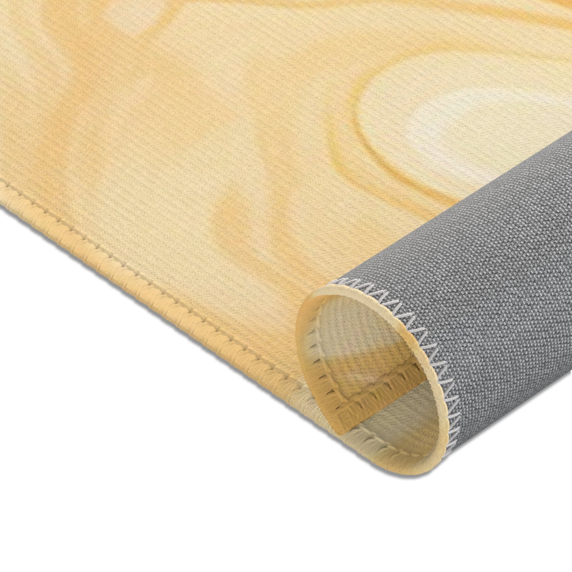 Abstract Orange and Cream Marble Area Rug, Artsulli - Art is Long, Life is Short, Home Decor, , , , , , , 