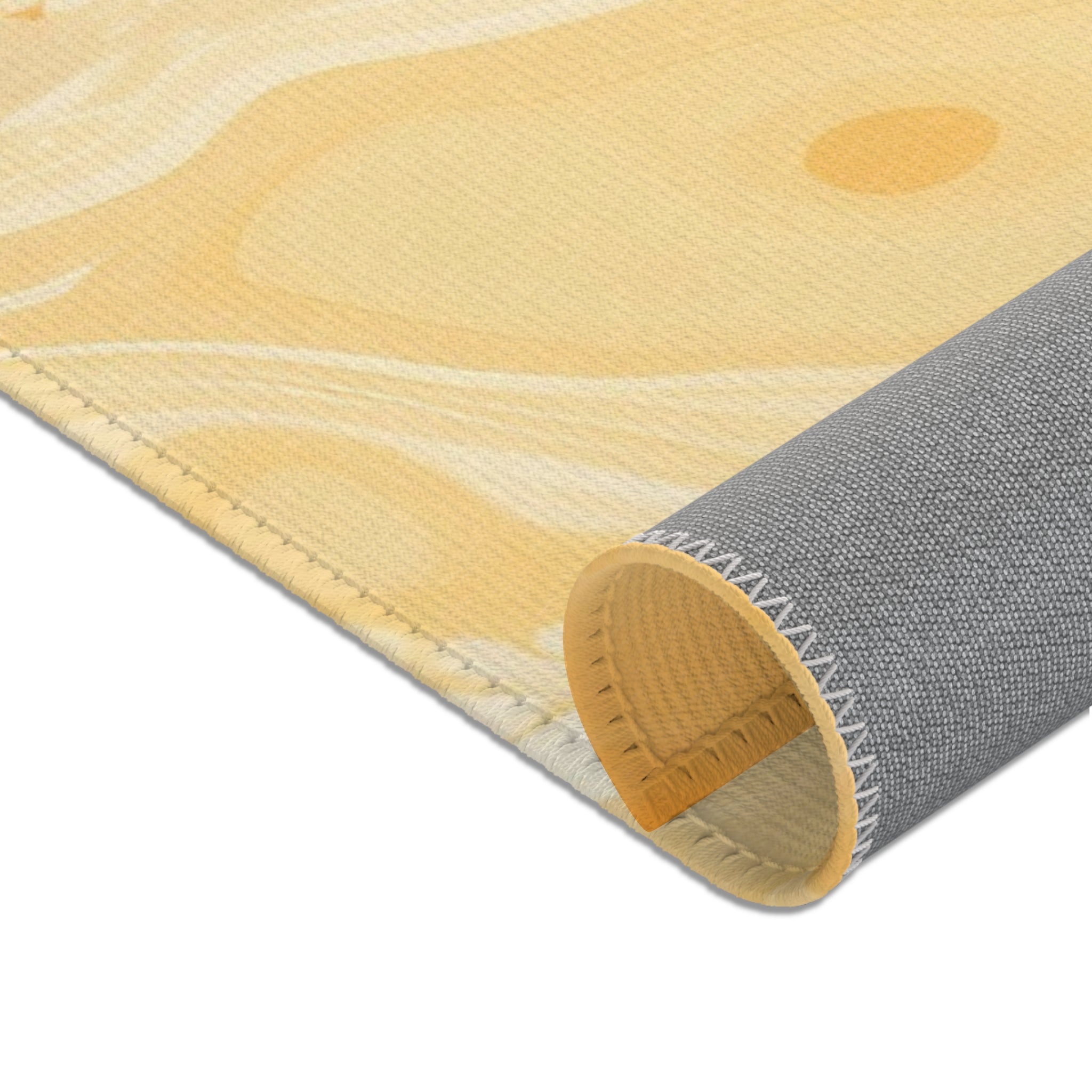 Abstract Orange and Cream Marble Area Rug, Artsulli - Art is Long, Life is Short, Home Decor, , , , , , , 