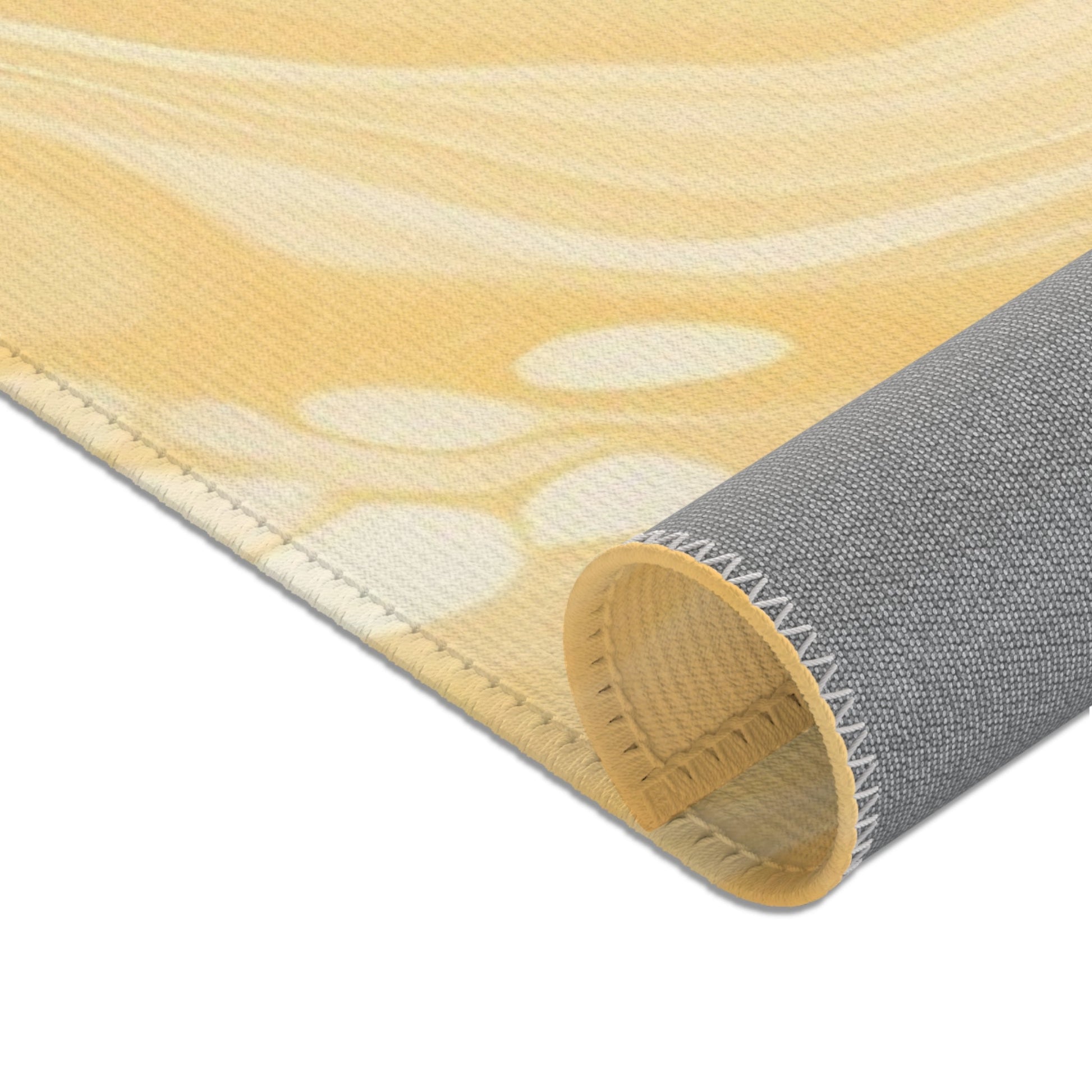 Abstract Orange and Cream Marble Area Rug, Artsulli - Art is Long, Life is Short, Home Decor, , , , , , , 