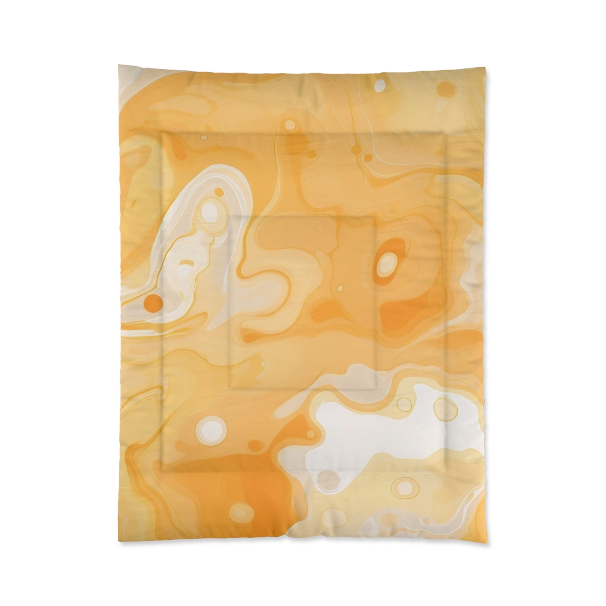 Abstract Orange Watercolor Comforter, Artsulli - Art is Long, Life is Short, Home Decor, Size, 68" × 88", , , , , 18954216627058257010