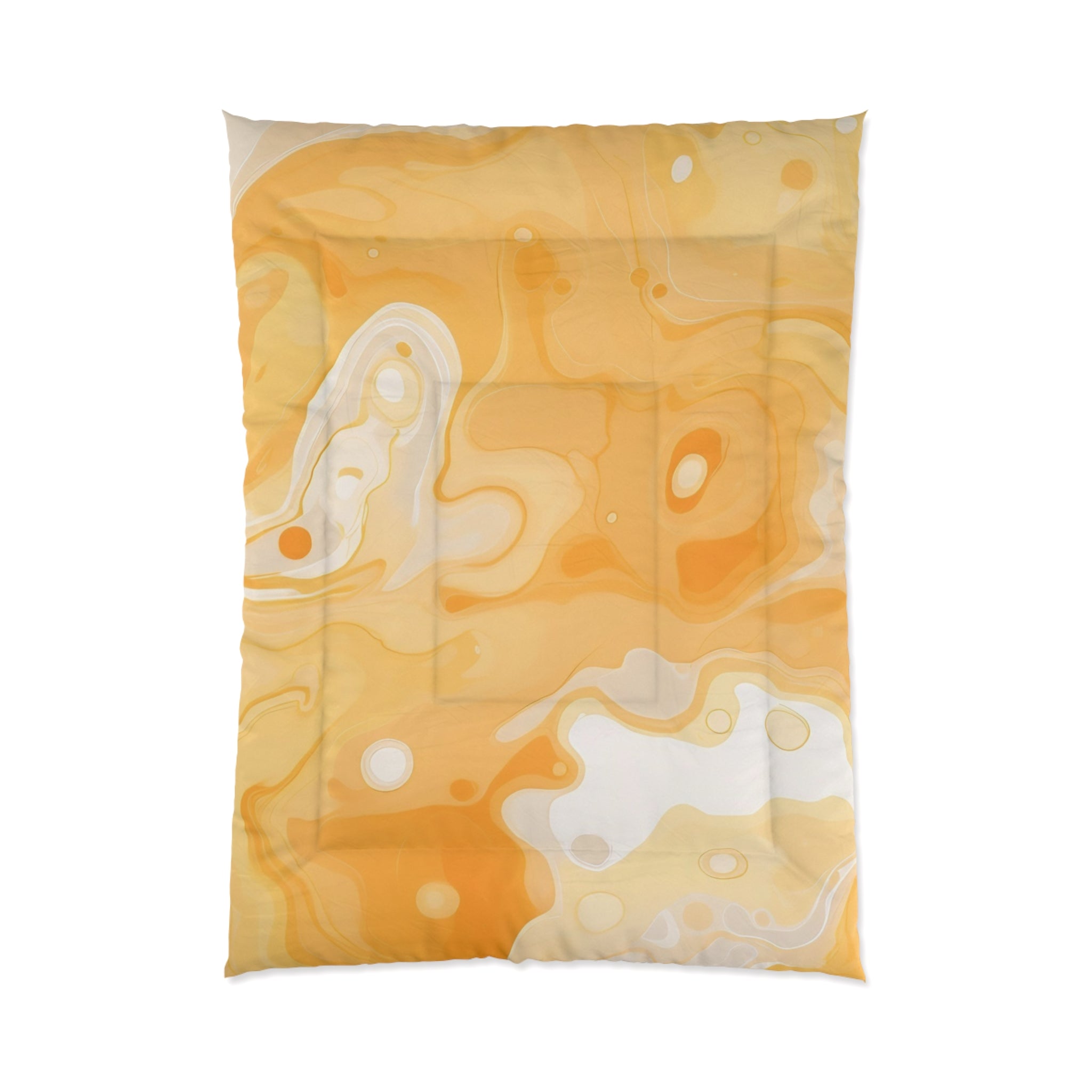 Abstract Orange Watercolor Comforter, Artsulli - Art is Long, Life is Short, Home Decor, Size, 68" × 92", , , , , 13499488300689809610