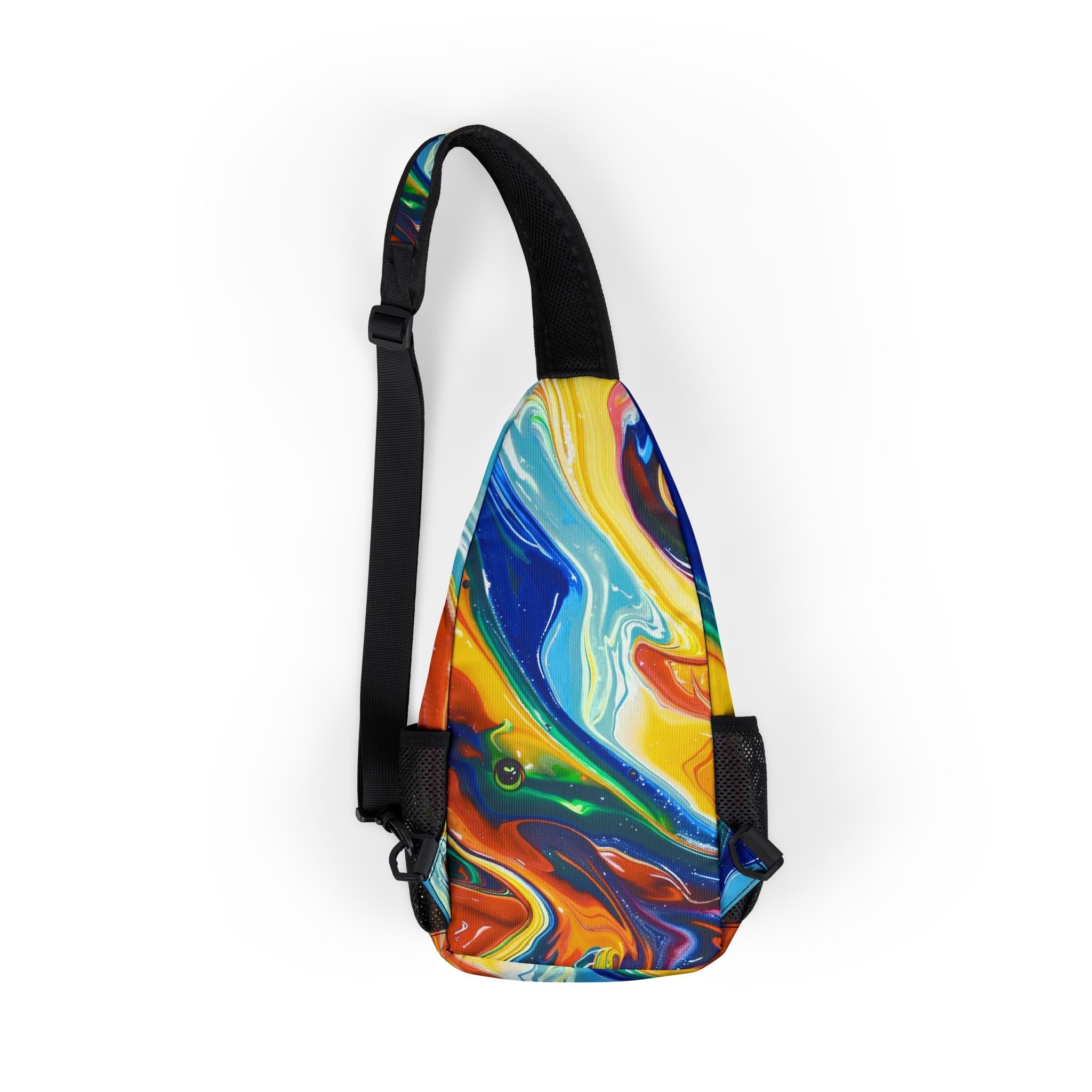 Abstract Paint Splatter Chest Bag, Artsulli - Art is Long, Life is Short, Bags, , , , , , , 