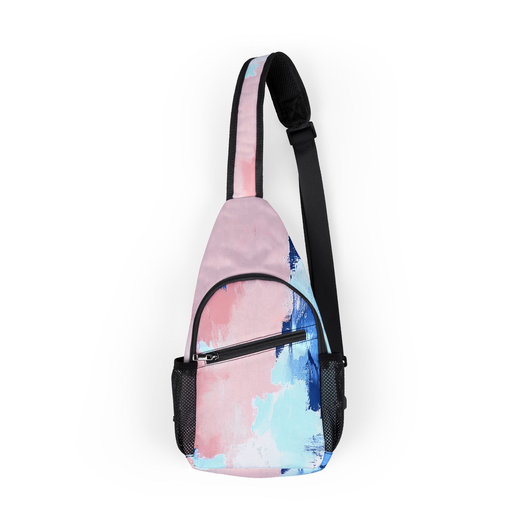Printify Abstract Paint Stroke Chest Bag 2025