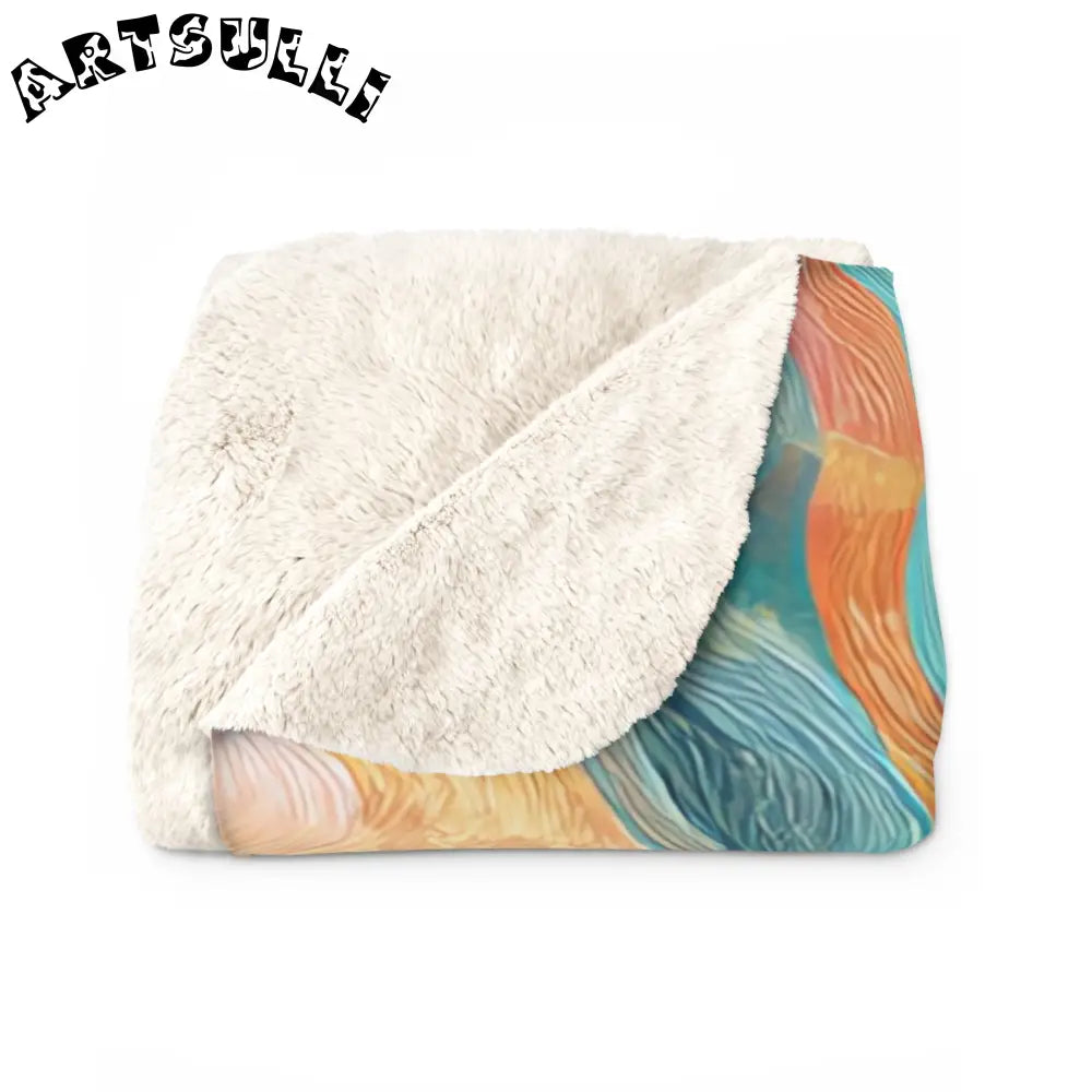 JAKKOUTTHEBXX Abstract Pattern Cozy Fleece Blanket 2025