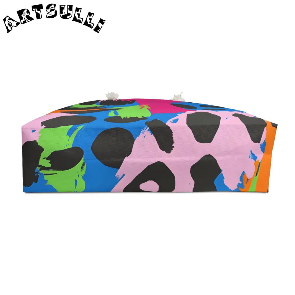 Abstract Pattern Oversized Weekender Tote, Artsulli - Art is Long, Life is Short, Bags, , , , , , , 
