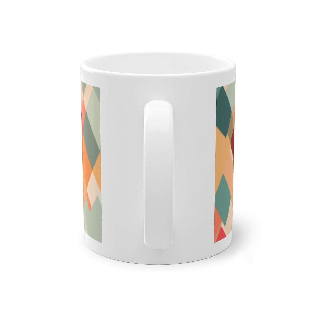 Abstract PixelscapeStandard Mug, 11ozSilver