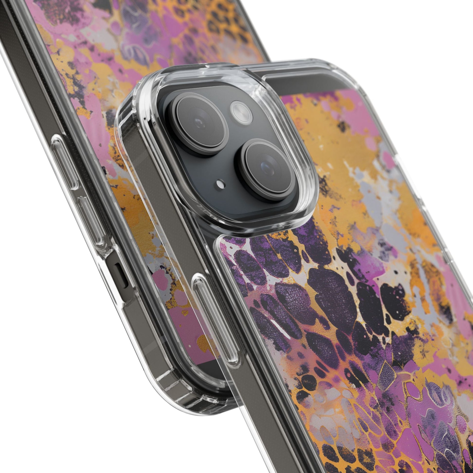 Abstract Purple Gold Fluid Art Clear Case, Artsulli - Art is Long, Life is Short, Phone Case, , , , , , , 