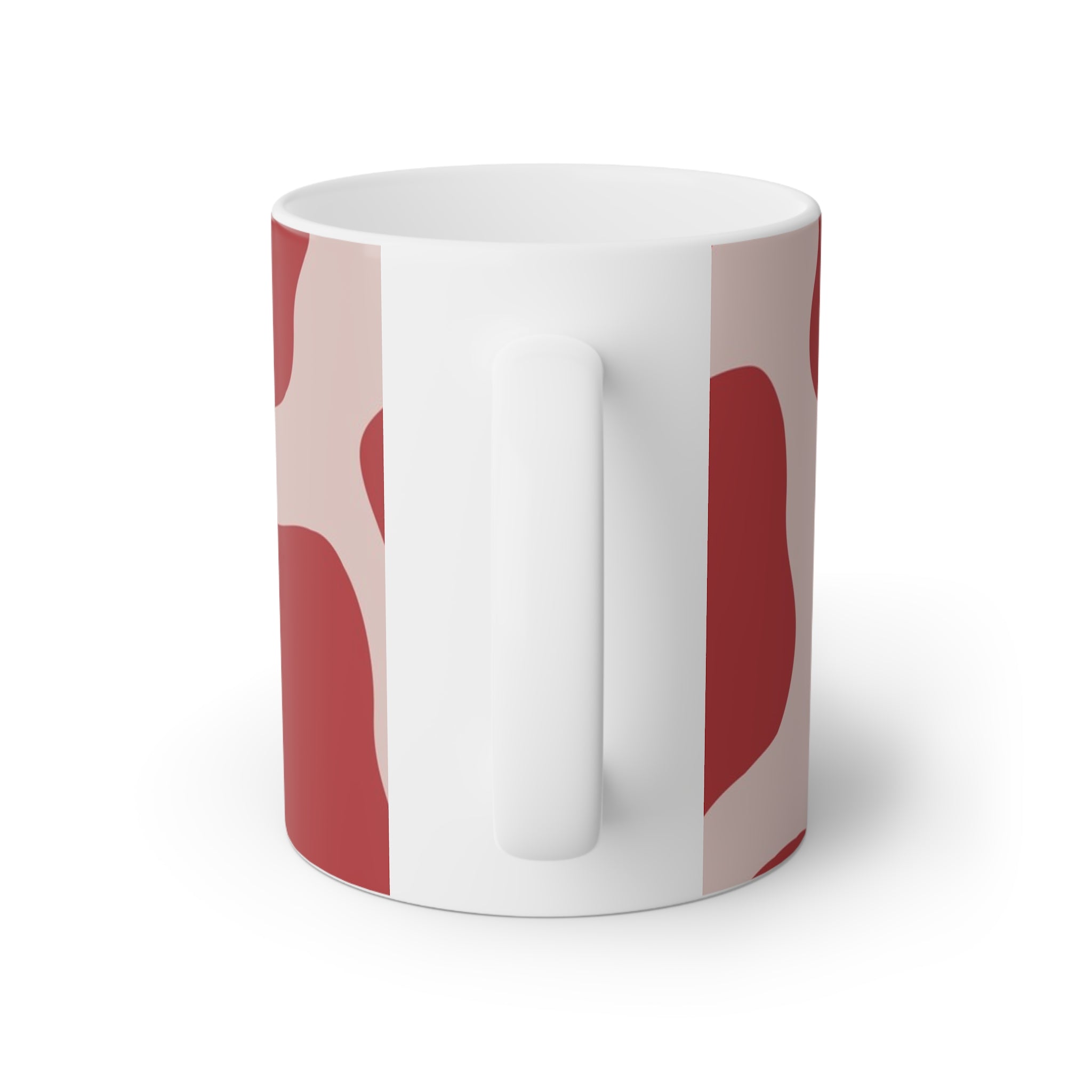 Abstract Red and Pink Cow Print Mug, Artsulli - Art is Long, Life is Short, Mug, , , , , , , 