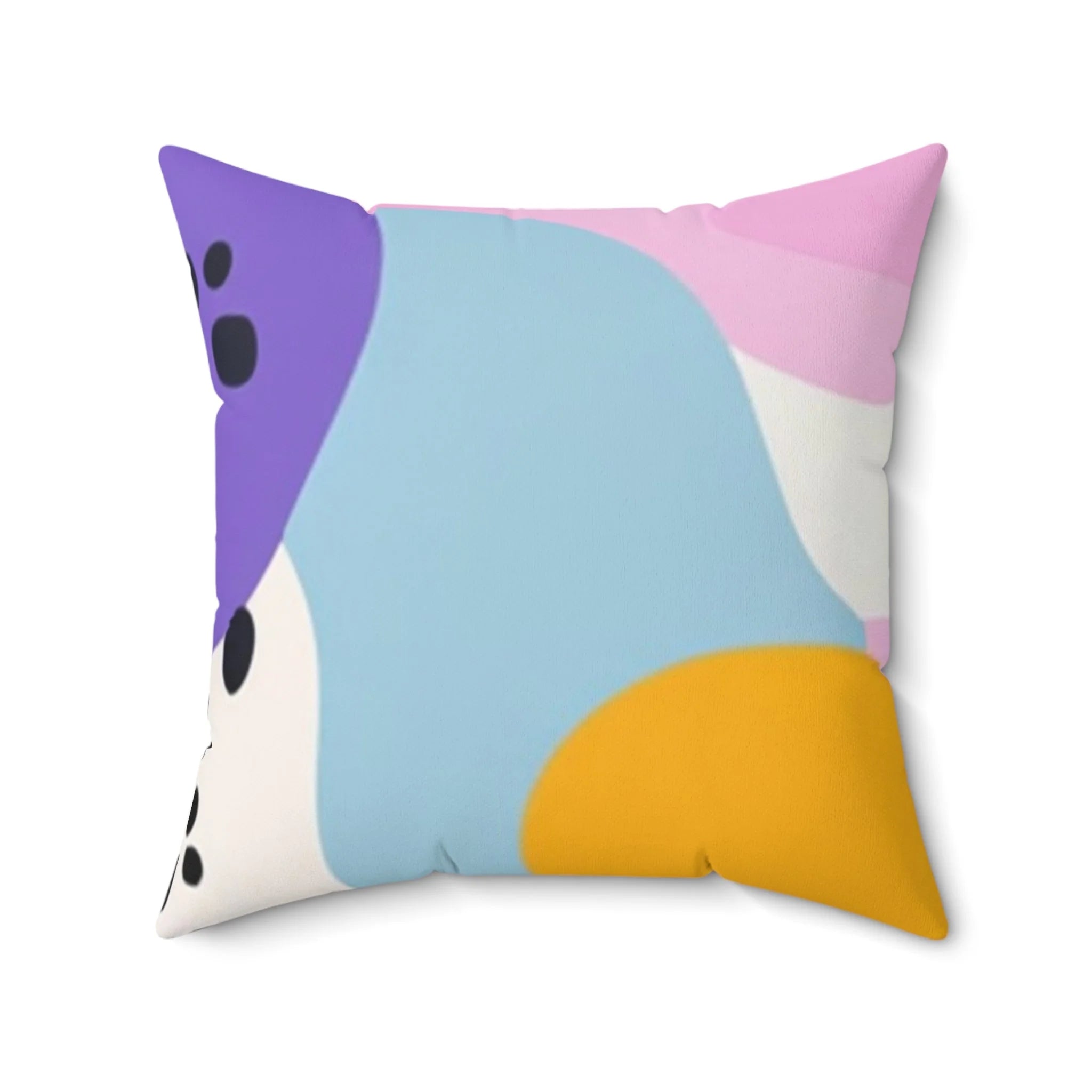 Abstract Shapes Spun Polyester Pillow, Artsulli - Art is Long, Life is Short, Home Decor, Size, 20" × 20", , , , , 25897340373917