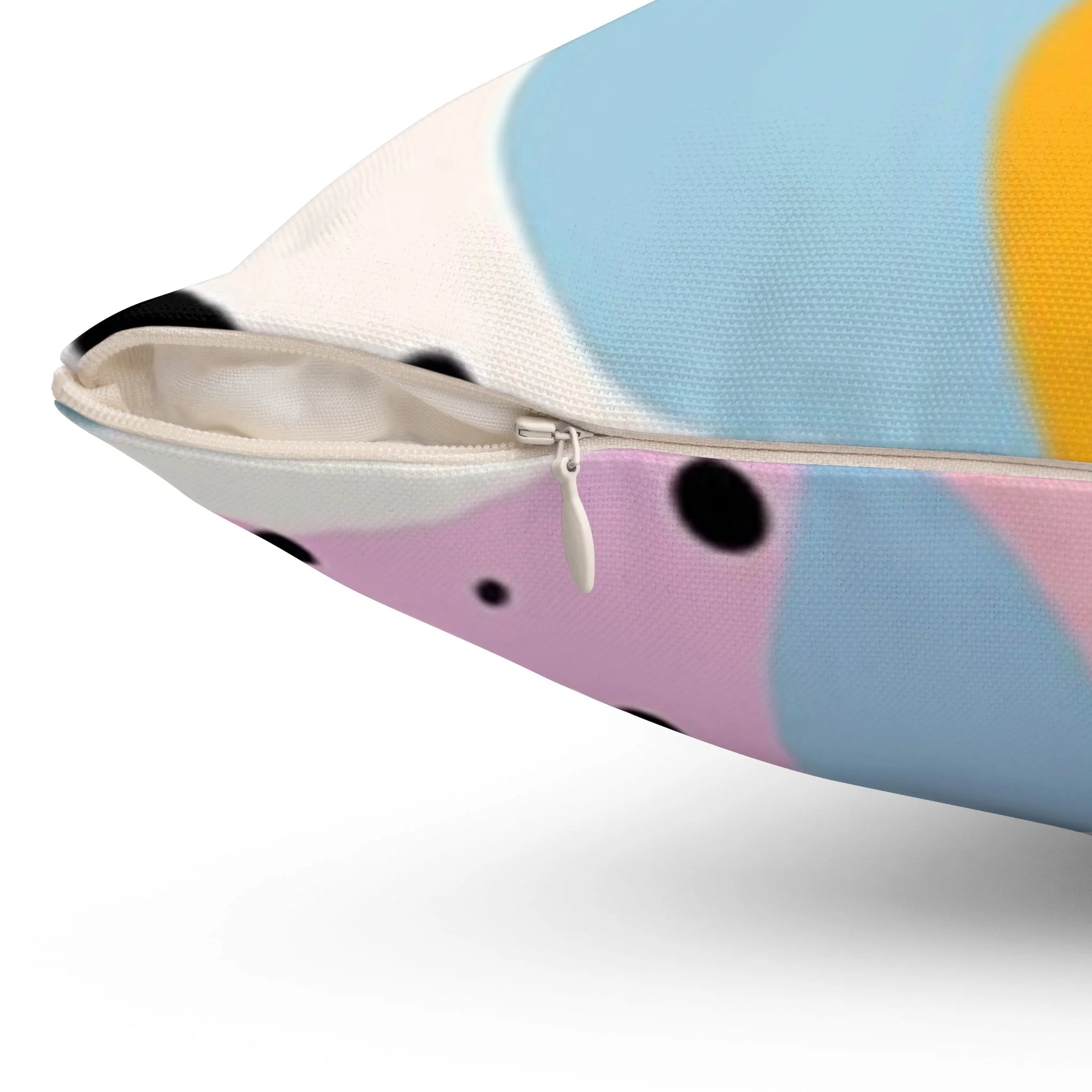 Abstract Shapes Spun Polyester Pillow, Artsulli - Art is Long, Life is Short, Home Decor, , , , , , , 