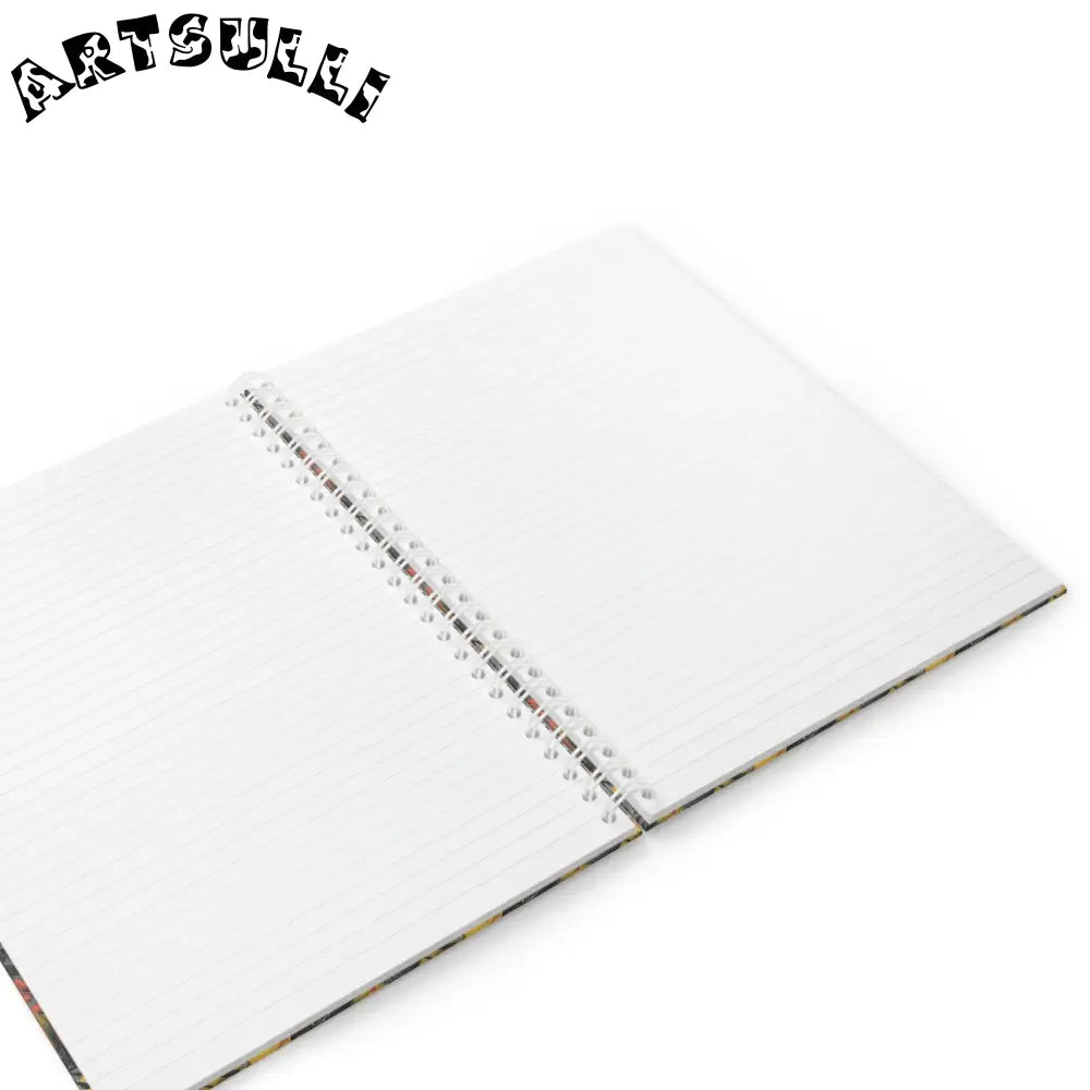 JAKKOUTTHEBXX Abstract Shapes Wide-Ruled Spiral Notebook 2025