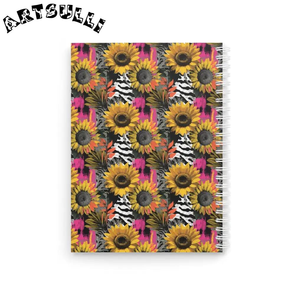 JAKKOUTTHEBXX Abstract Shapes Wide-Ruled Spiral Notebook 2025