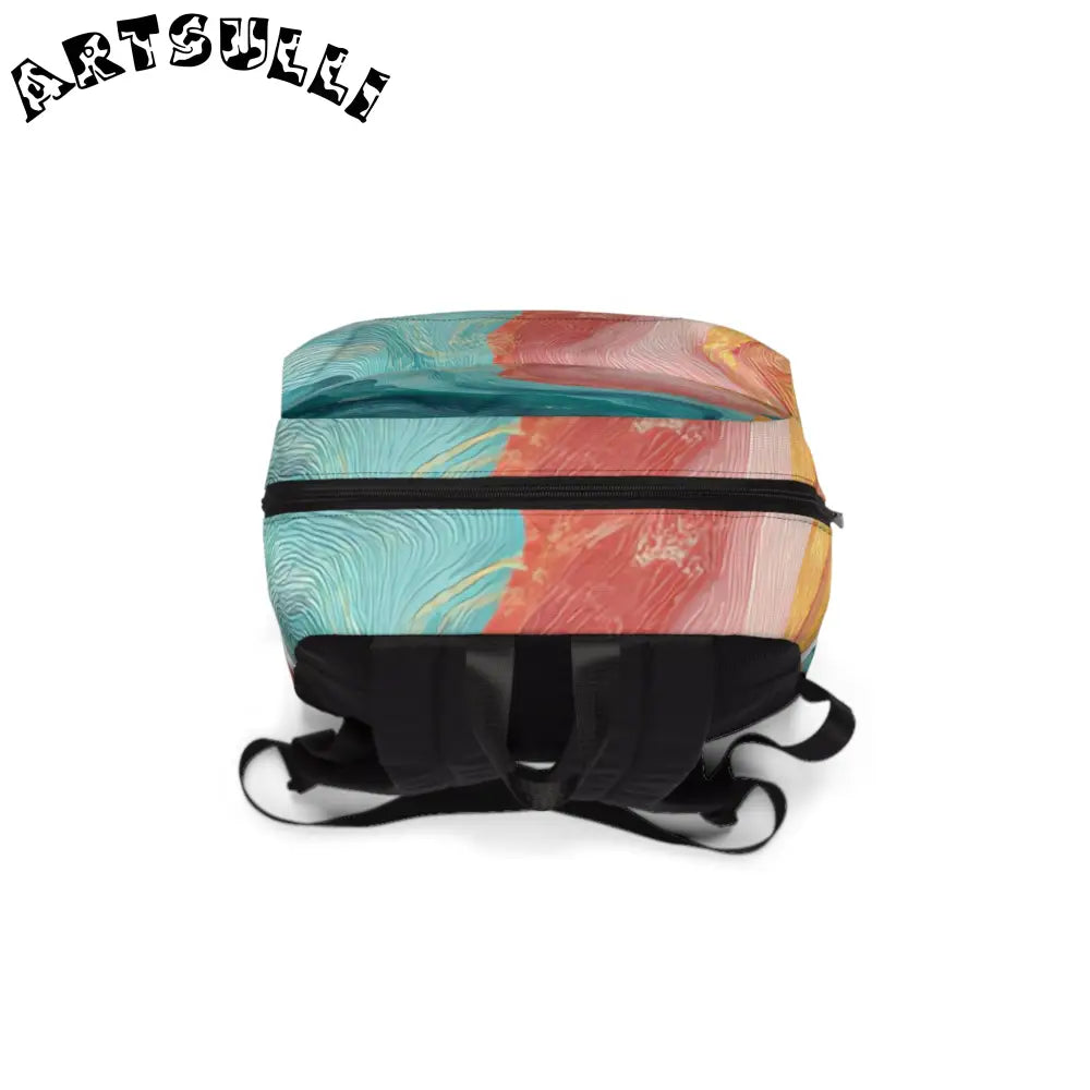 JAKKOUTTHEBXX Abstract Swirl Backpack for All Day Carrying Comfort 2025