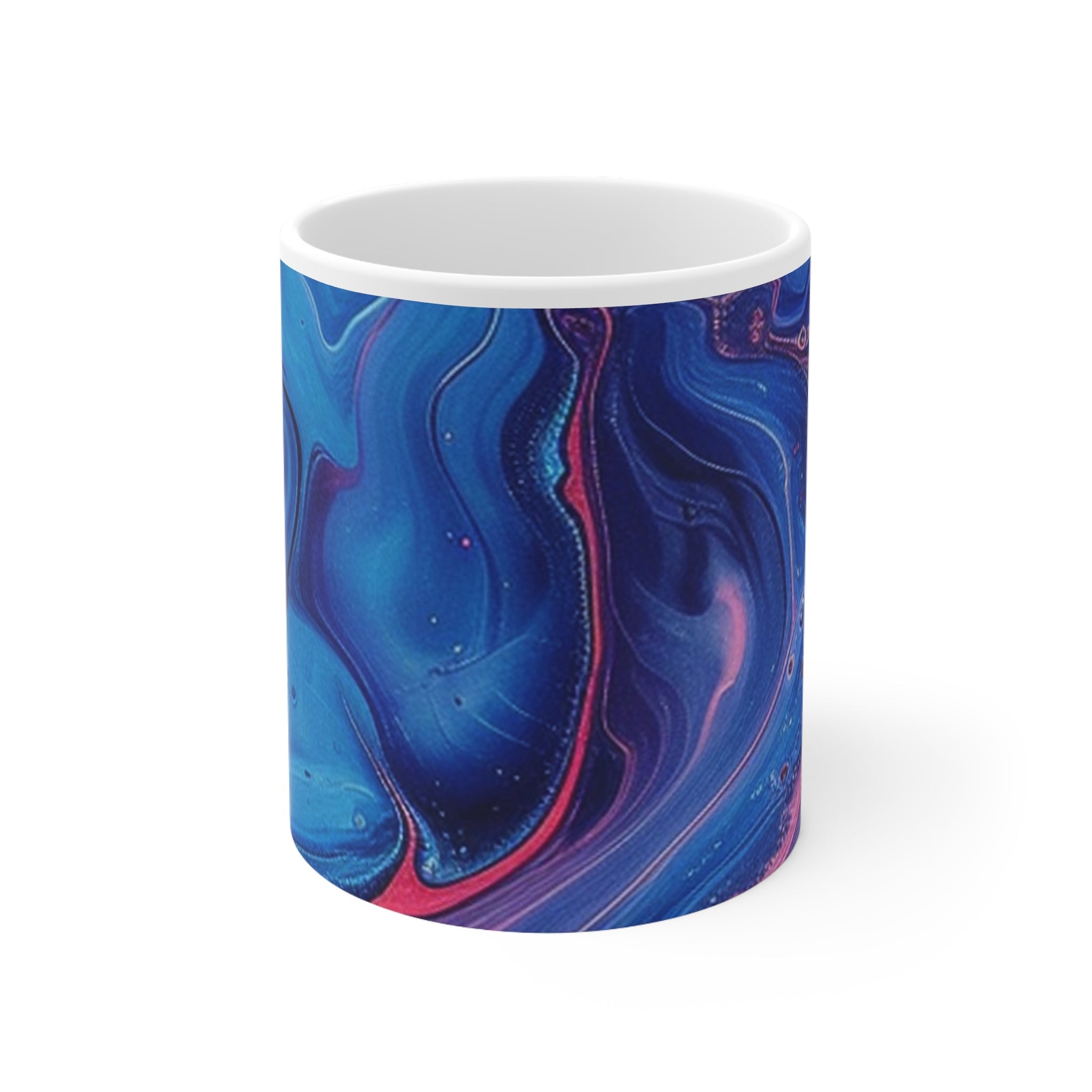 Printify Abstract Swirl Ceramic Mug 2025