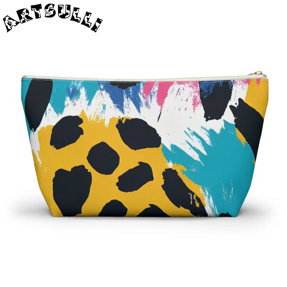 Abstract T-Bottom Pouch and Excellent Pencil Case, Artsulli - Art is Long, Life is Short, Bags, , , , , , , 