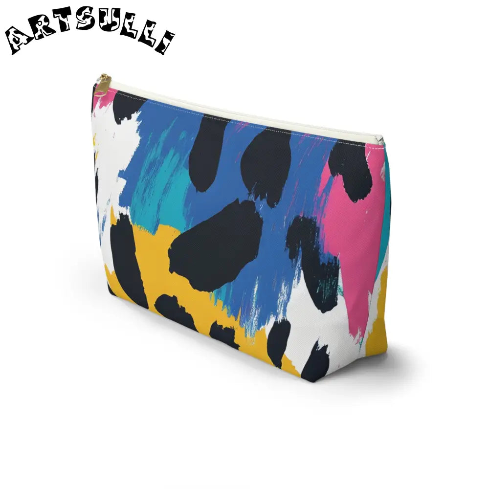 Abstract T-Bottom Pouch and Excellent Pencil Case, Artsulli - Art is Long, Life is Short, Bags, , , , , , , 