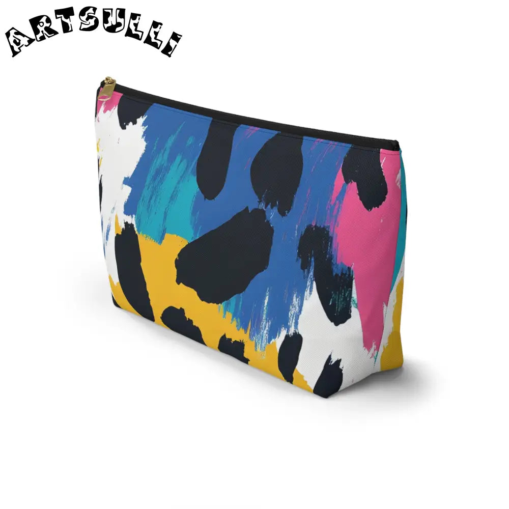 Abstract T-Bottom Pouch and Excellent Pencil Case, Artsulli - Art is Long, Life is Short, Bags, , , , , , , 