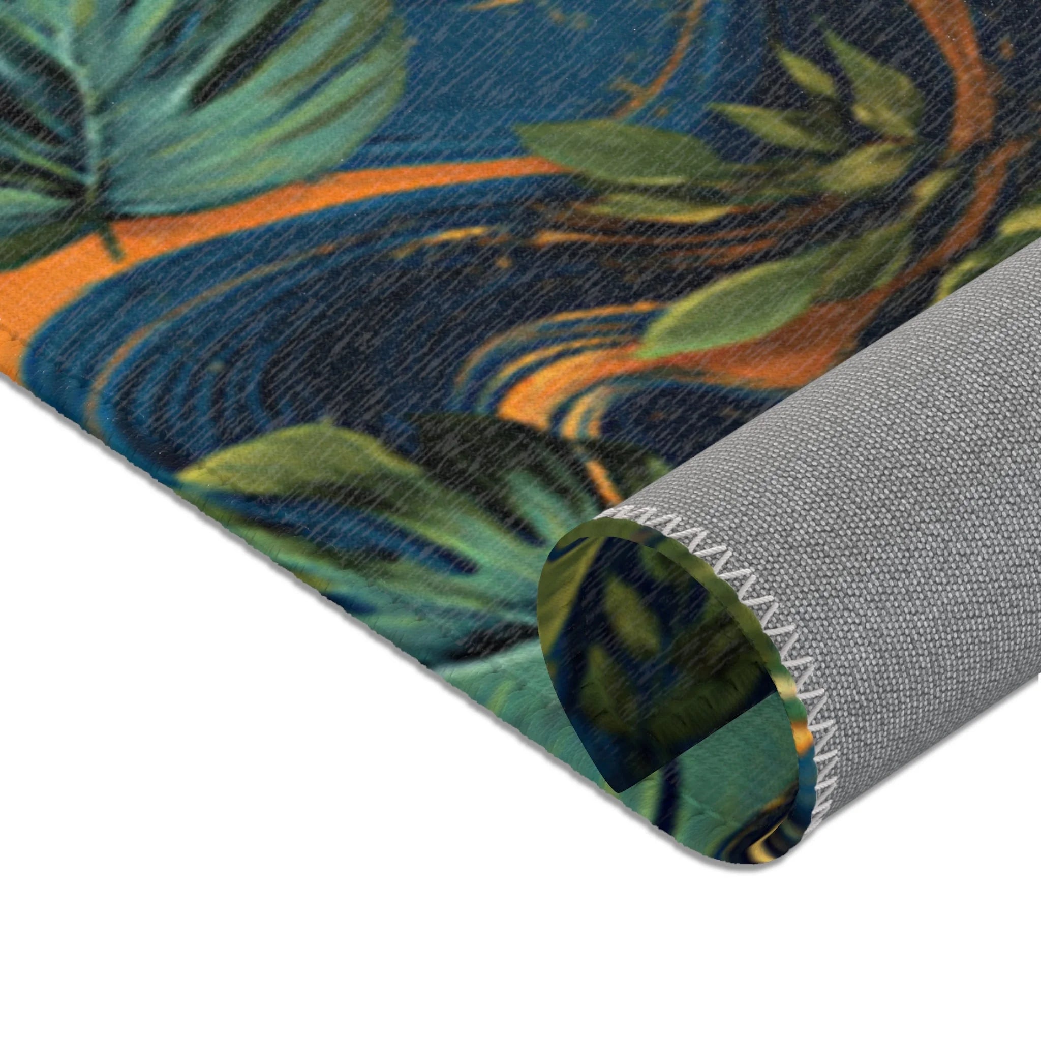 Abstract Tropical Leaf Area Rug, Artsulli - Art is Long, Life is Short, Home Decor, , , , , , , 
