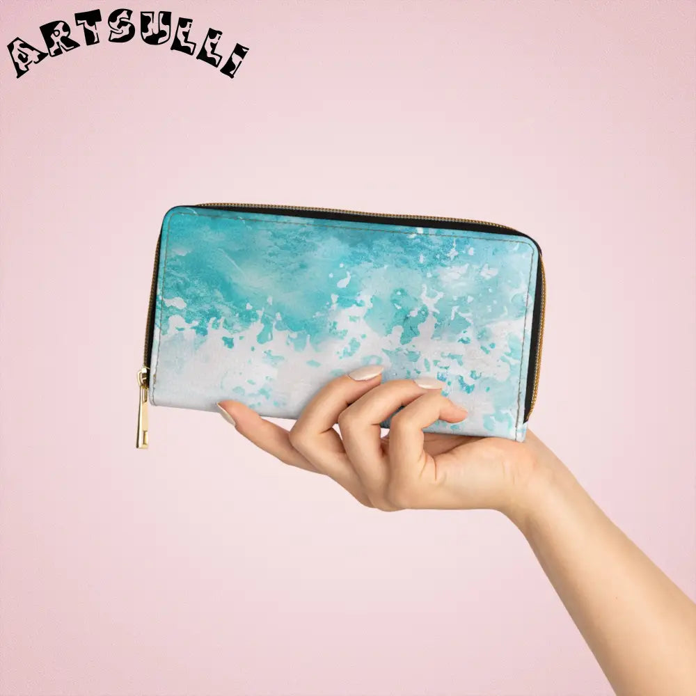 Abstract Wallet for Credit Cards That Displays Artistry, Artsulli - Art is Long, Life is Short, Accessories, , , , , , , 